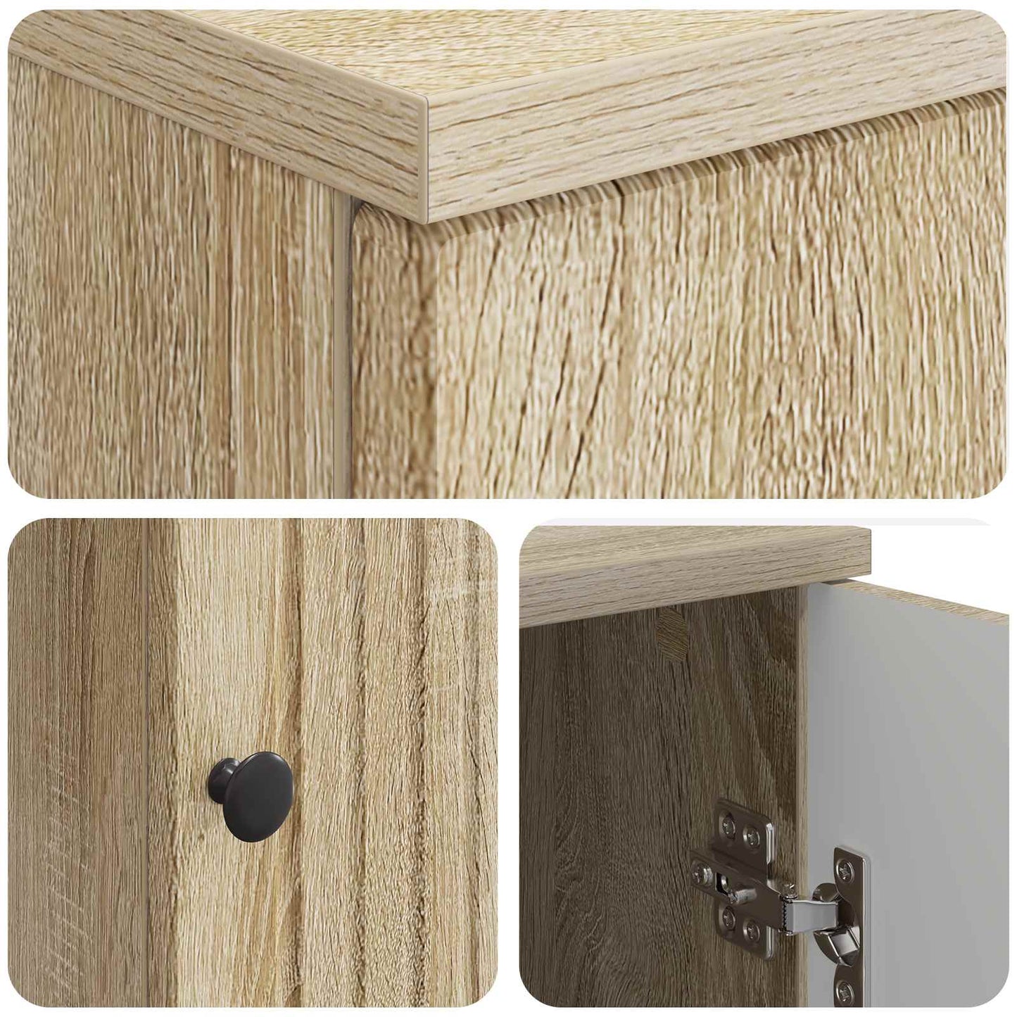 Schreibtisch mit Regal Sonoma 142,5 x 50 x 75 cm Holzwerkstoff