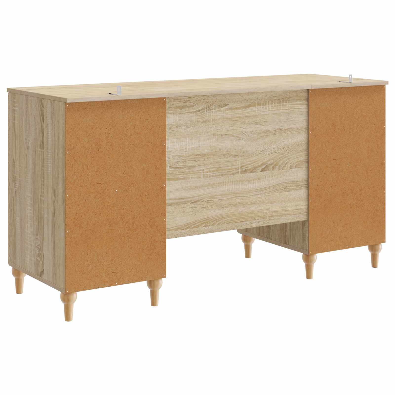 Schreibtisch mit Regal Sonoma 142,5 x 50 x 75 cm Holzwerkstoff