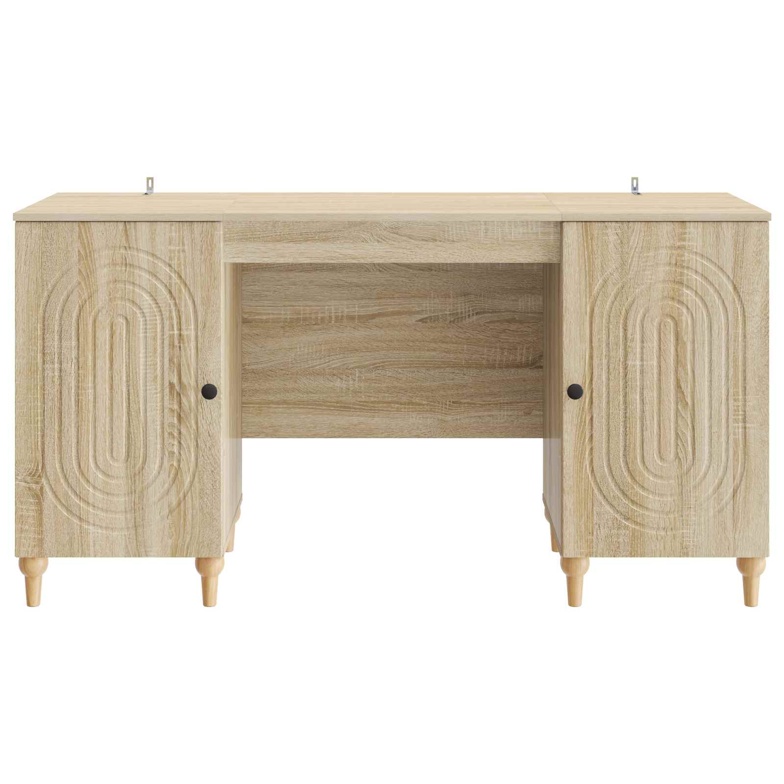 Schreibtisch mit Regal Sonoma 142,5 x 50 x 75 cm Holzwerkstoff