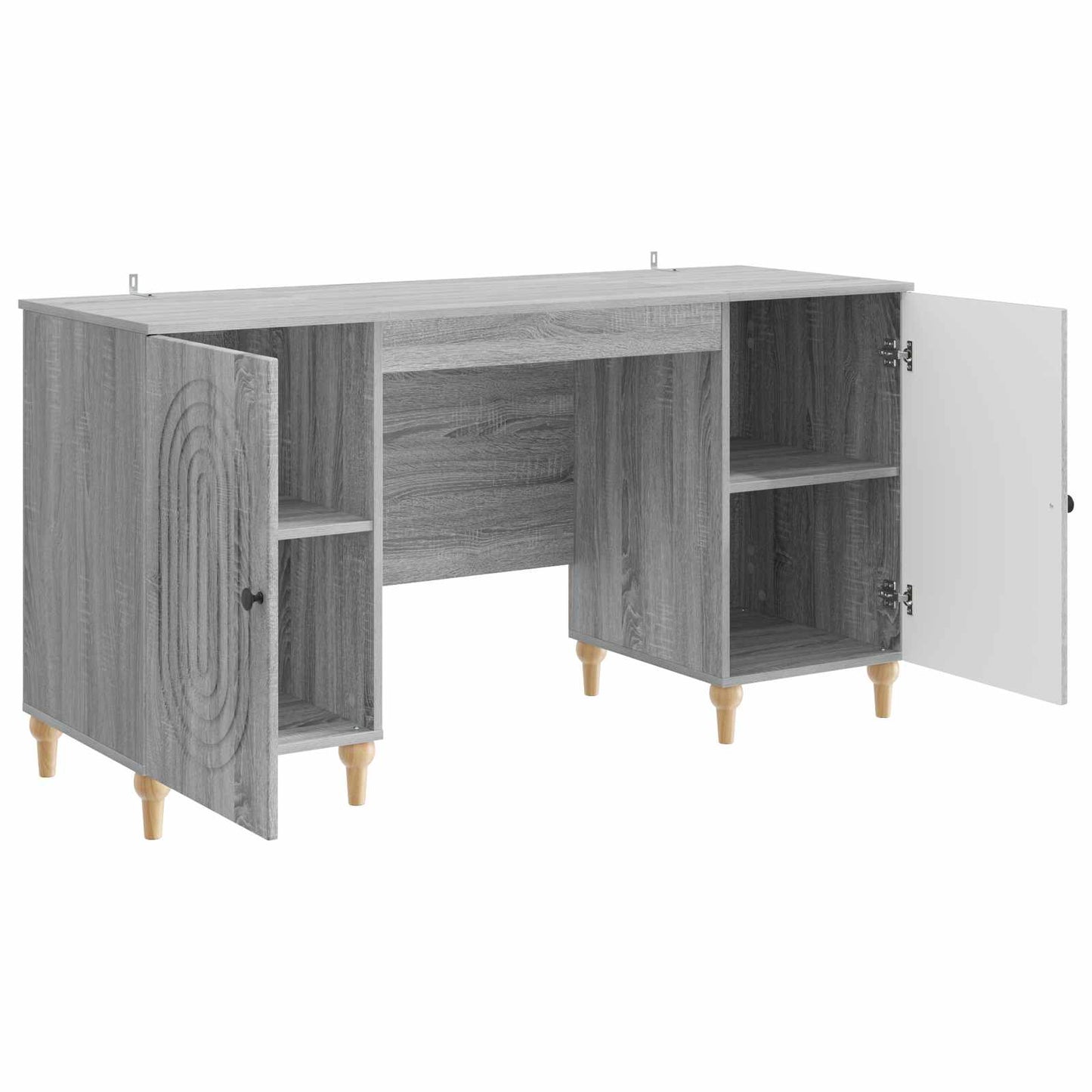 Schreibtisch Graues Sonoma 142,5 x 50 x 75 cm Holzwerkstoff