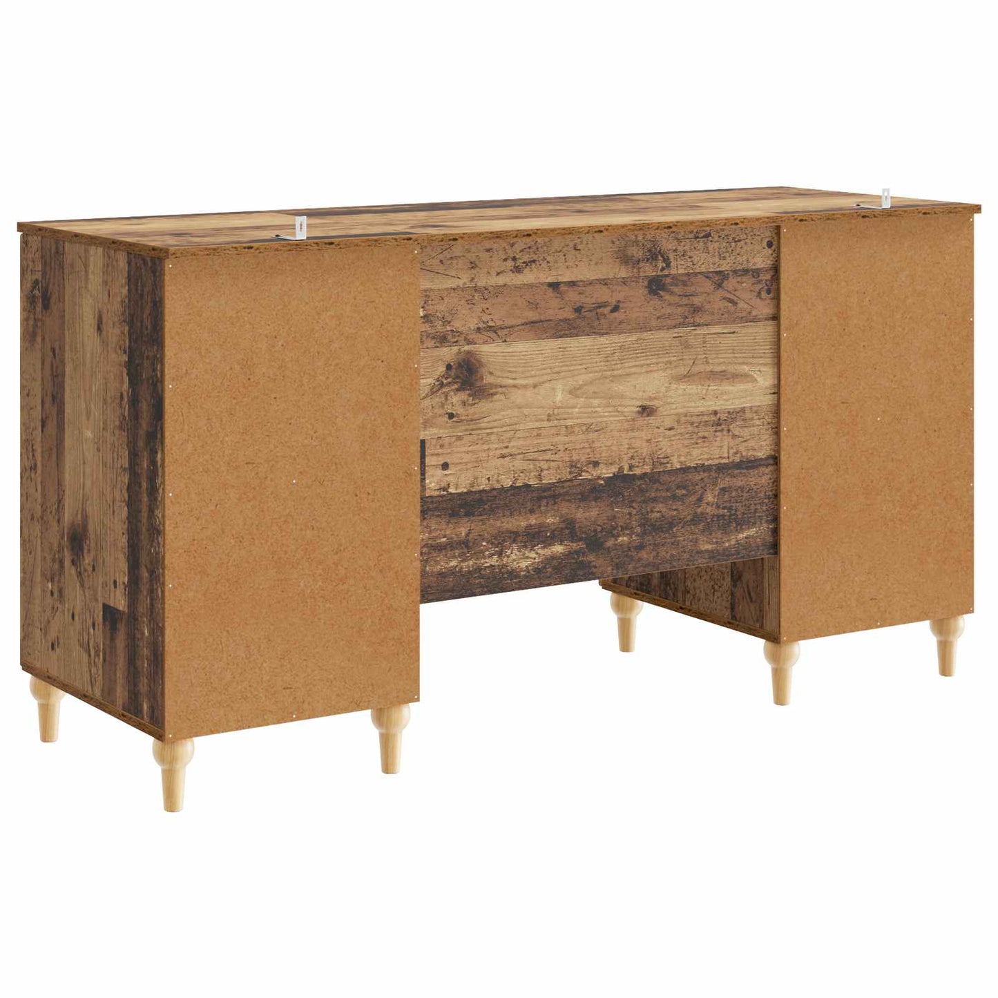 Schreibtisch mit Regal Altholz 142,5 x 50 x 75 cm Holzwerkstoff
