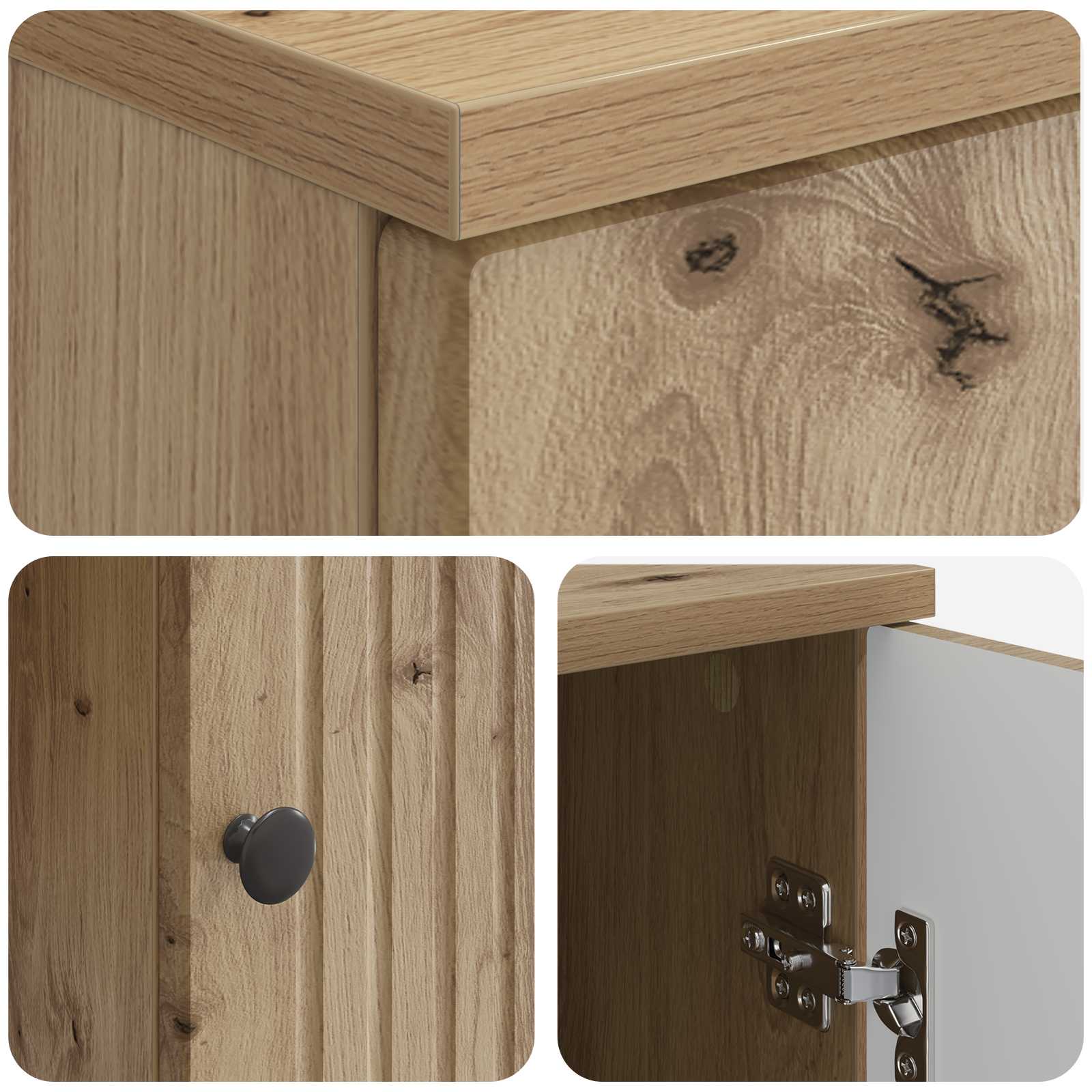 Schreibtisch Artisan-Eiche Holzwerkstoff 142,5 x 50 x 75 cm