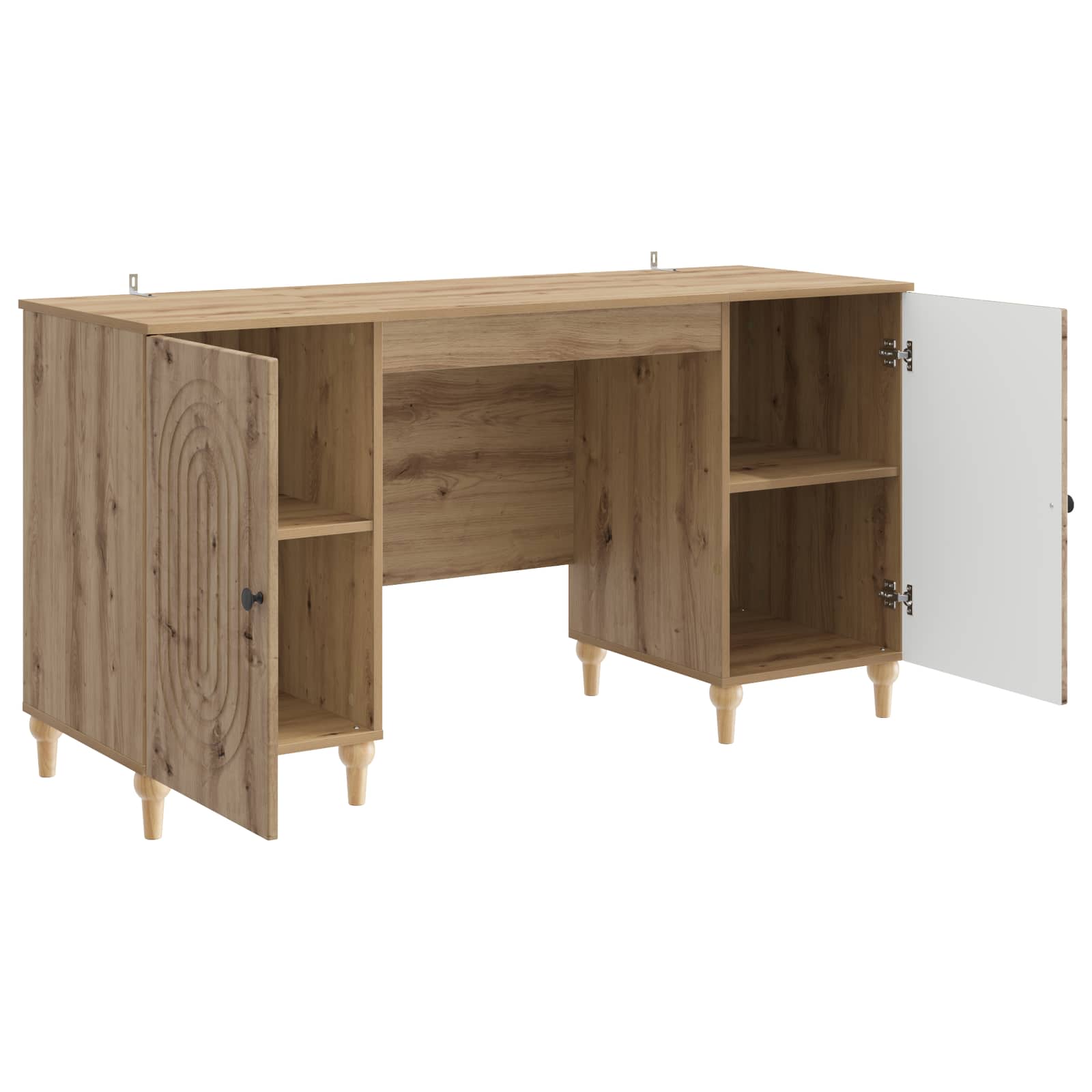 Schreibtisch Artisan-Eiche Holzwerkstoff 142,5 x 50 x 75 cm