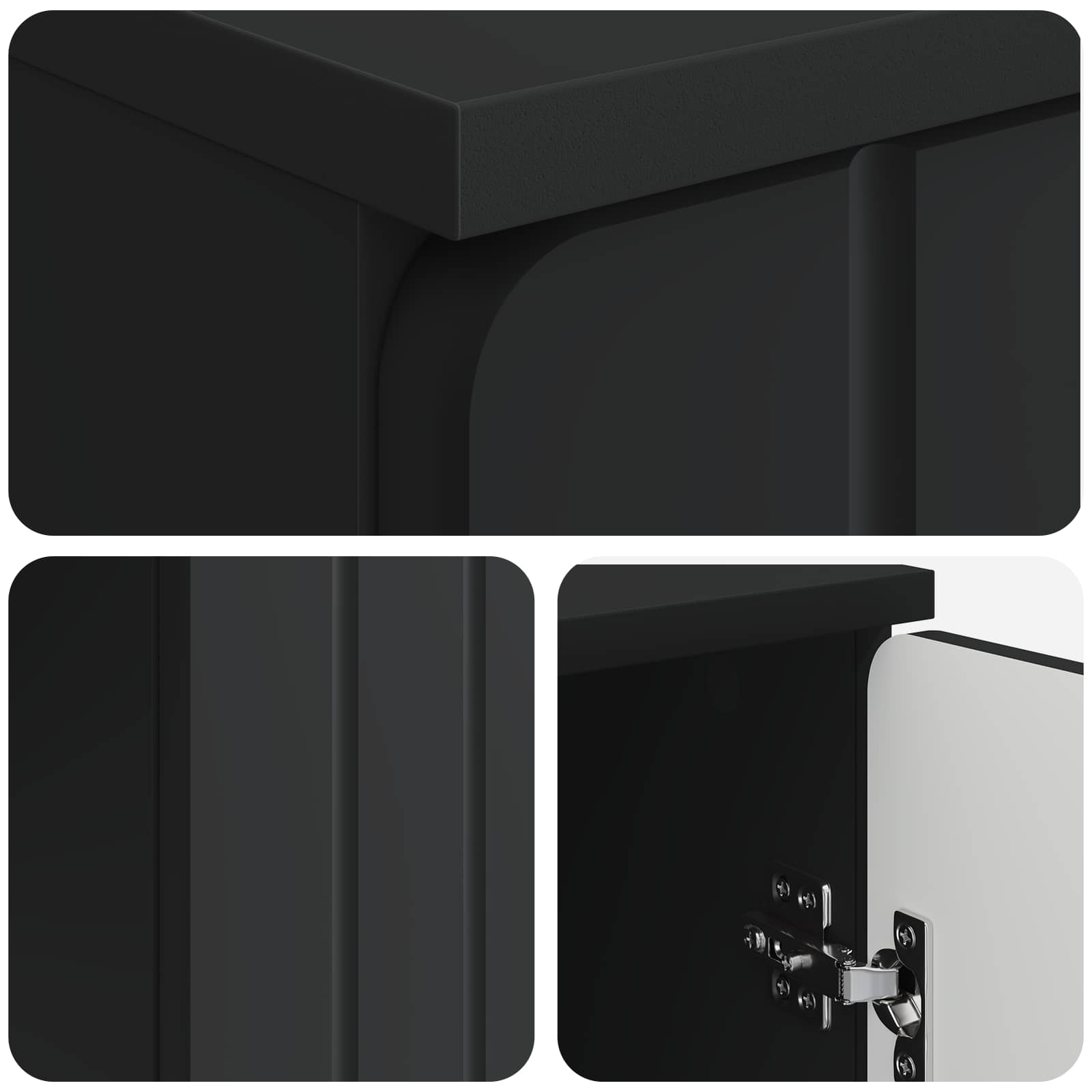 Schreibtisch mit Regal Schwarz 142,5 x 50 x 75 cm Holzwerkstoff