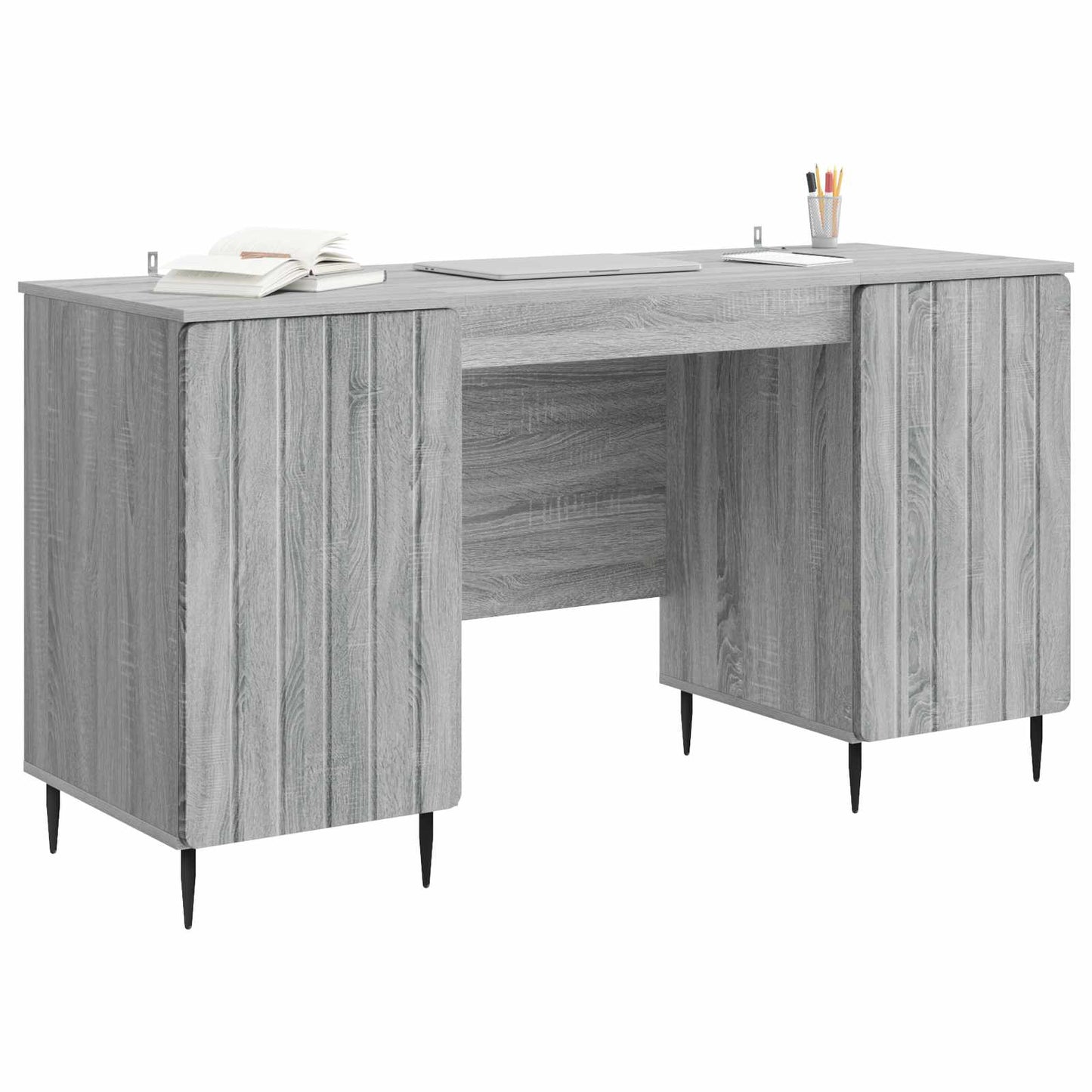 Schreibtisch Graues Sonoma 142,5 x 50 x 75 cm Holzwerkstoff