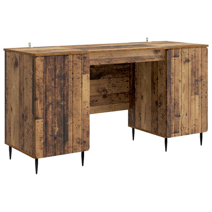 Schreibtisch mit Regal Altholz 142,5 x 50 x 75 cm Holzwerkstoff