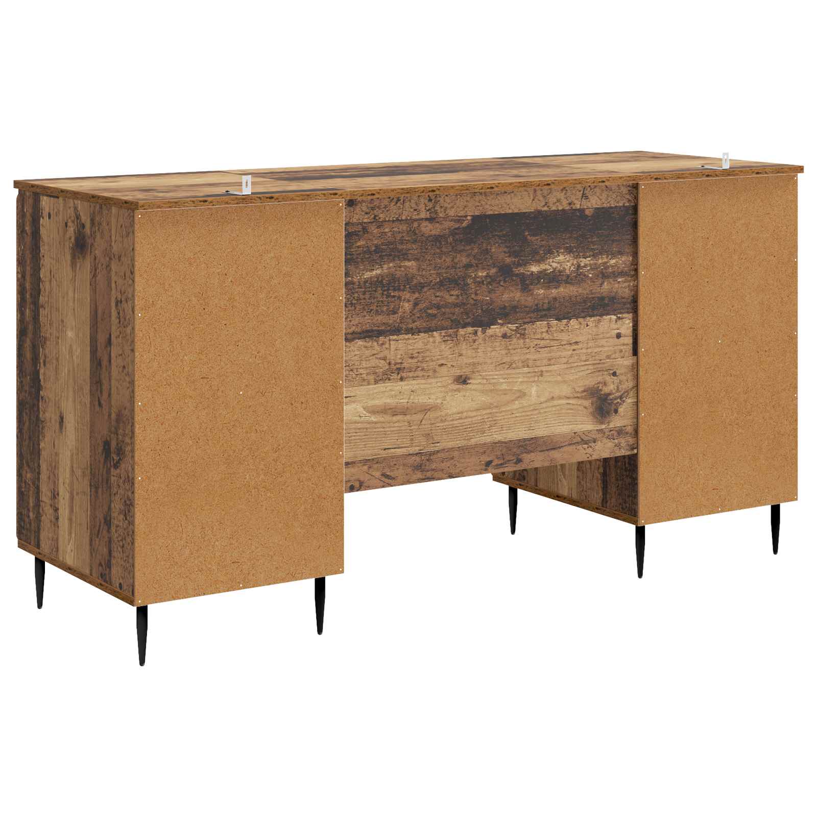 Schreibtisch mit Regal Altholz 142,5 x 50 x 75 cm Holzwerkstoff