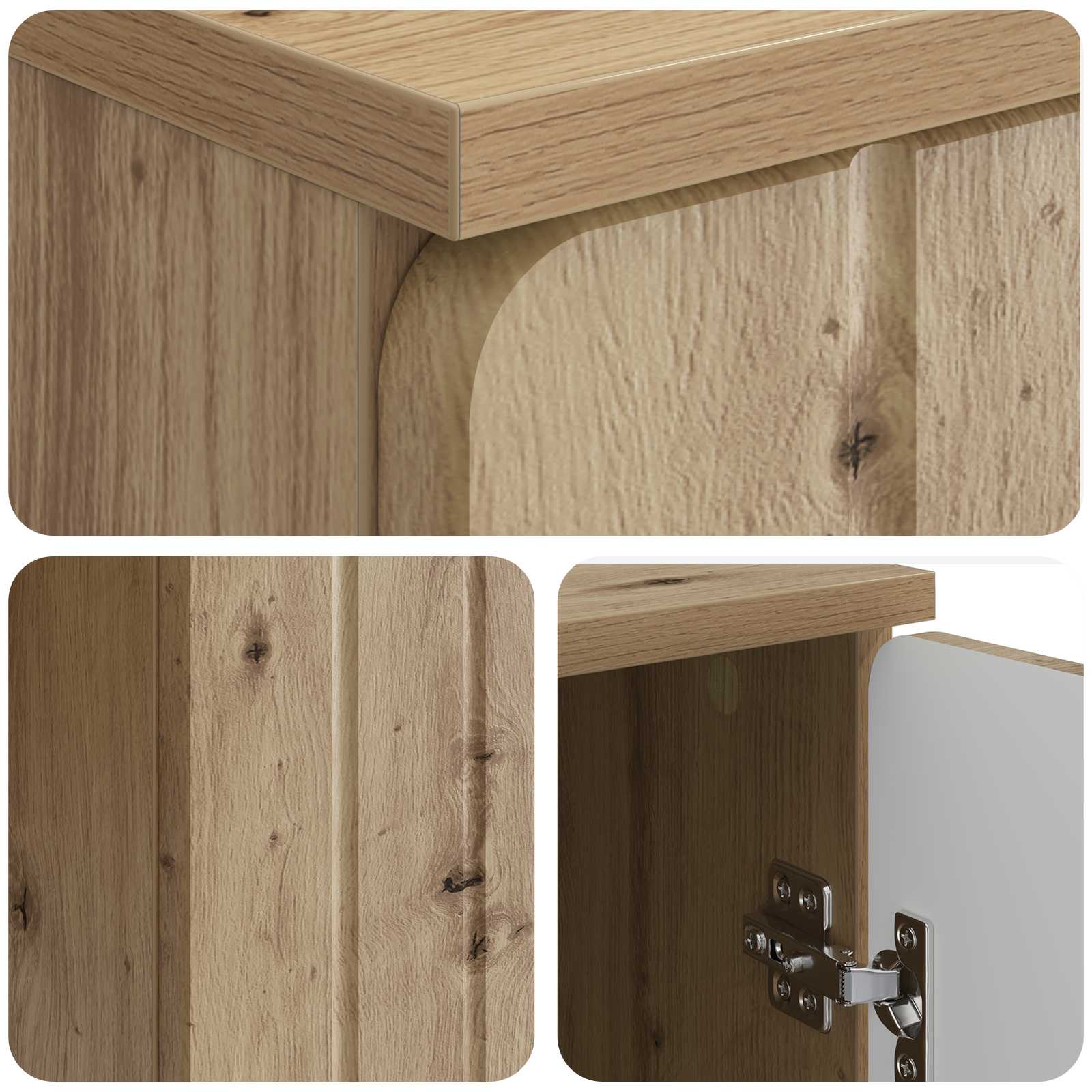 Schreibtisch Artisan-Eiche Holzwerkstoff 142,5 x 50 x 75 cm
