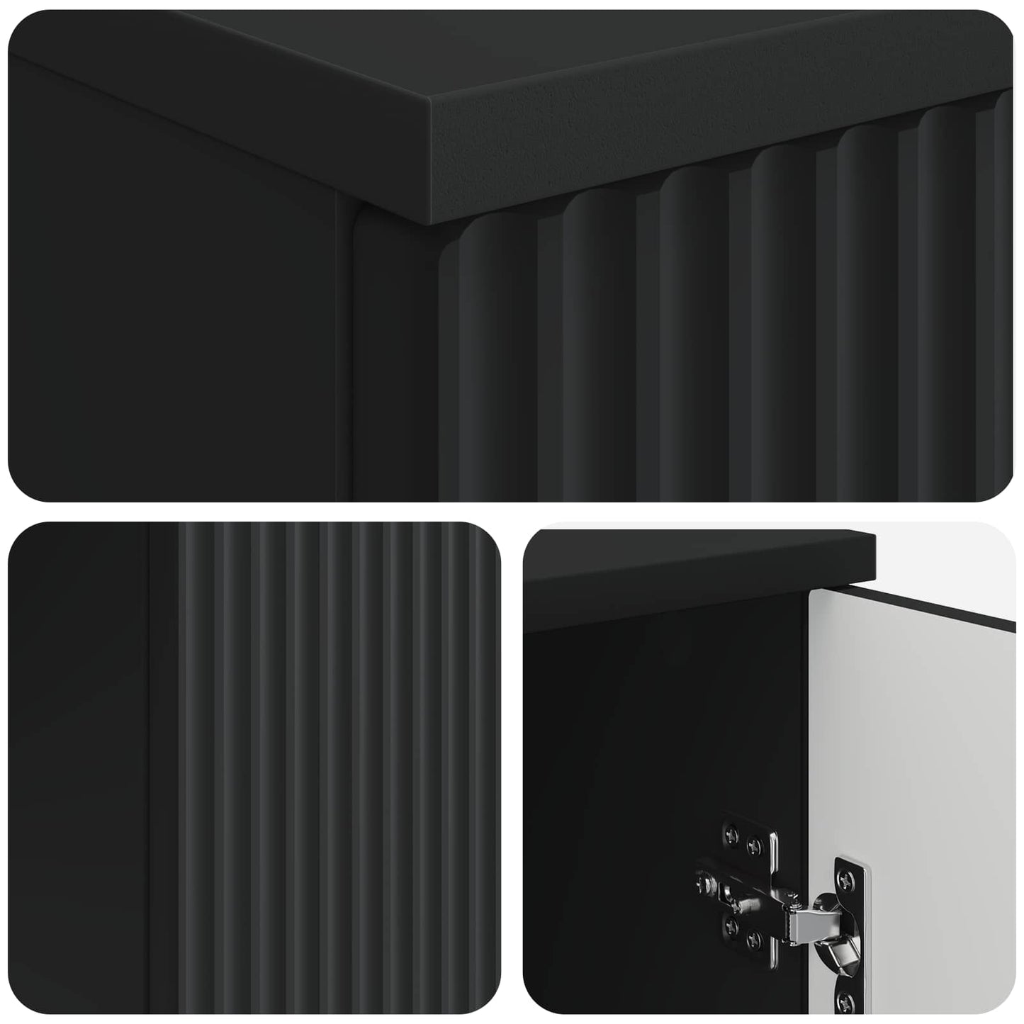 Schreibtisch mit Regal Schwarz 142,5 x 50 x 75 cm Holzwerkstoff
