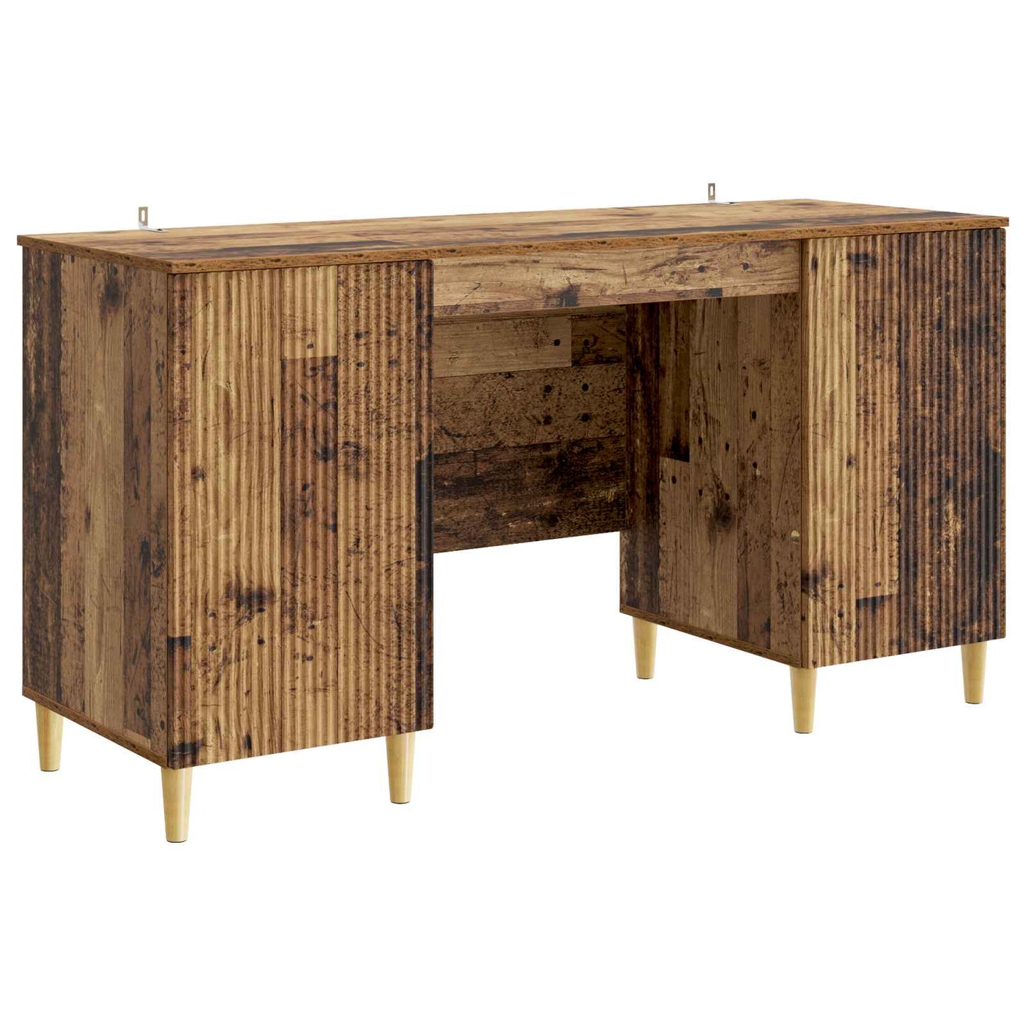 Schreibtisch mit Regal Altholz 142,5 x 50 x 75 cm Holzwerkstoff
