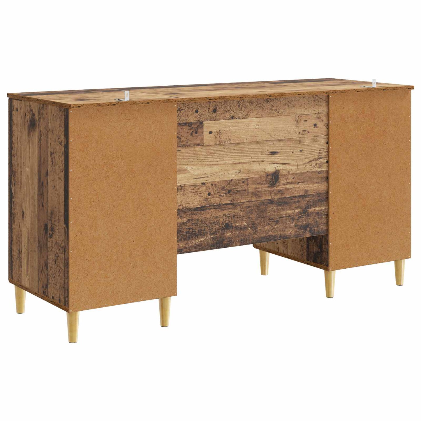 Schreibtisch mit Regal Altholz 142,5 x 50 x 75 cm Holzwerkstoff