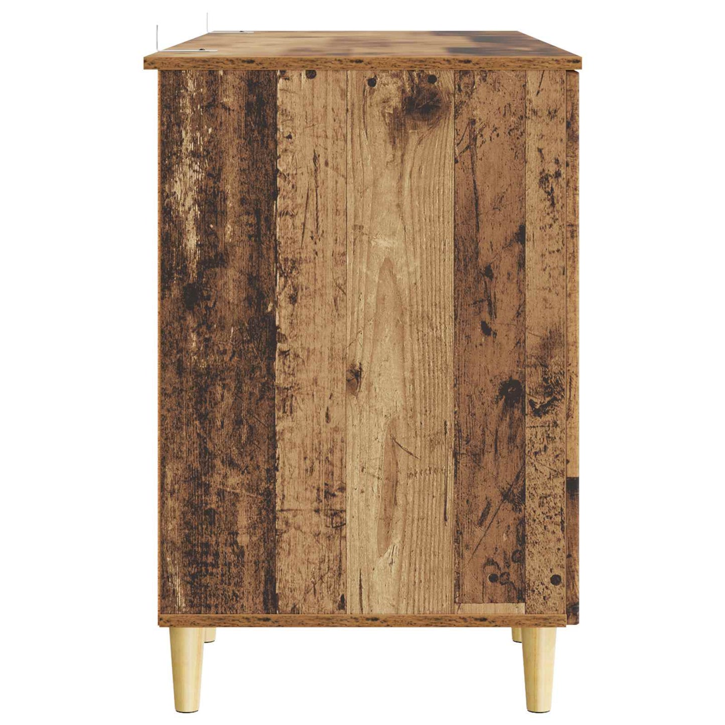 Schreibtisch mit Regal Altholz 142,5 x 50 x 75 cm Holzwerkstoff