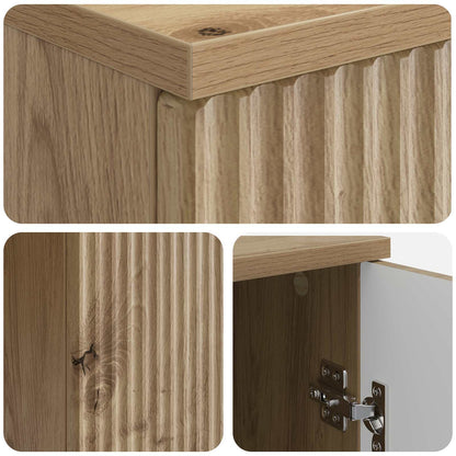 Schreibtisch Artisan-Eiche Holzwerkstoff 142,5 x 50 x 75 cm