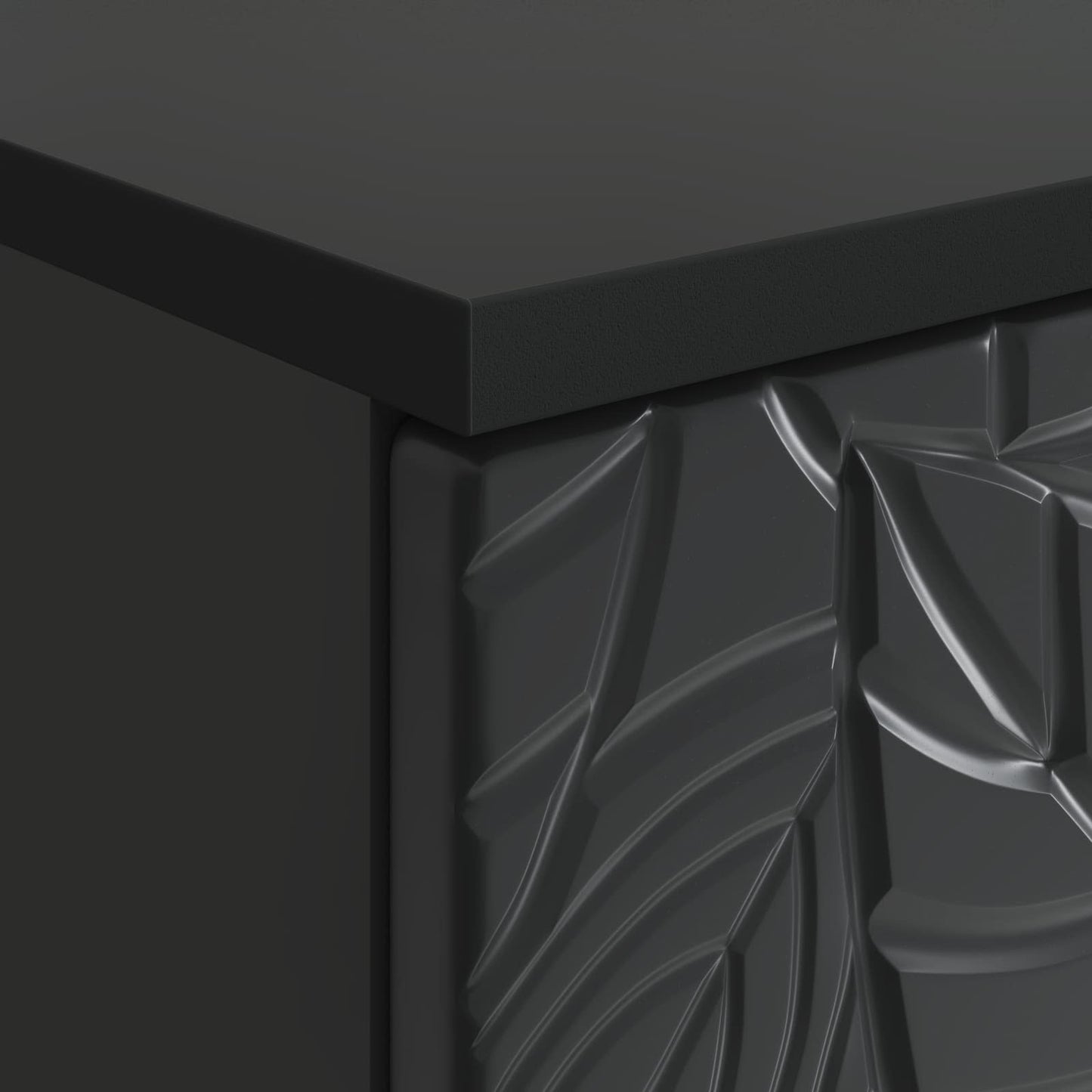 Schreibtisch Schwarz Holzwerkstoff 142,5 x 50 x 75 cm