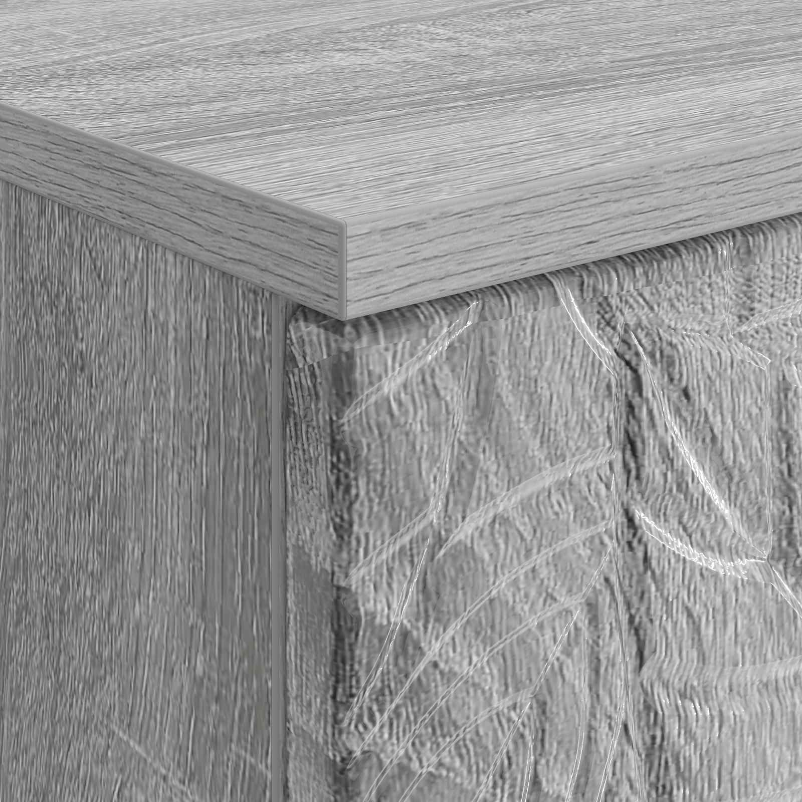 Schreibtisch Grau Sonoma Holzwerkstoff 142,5 x 50 x 75 cm