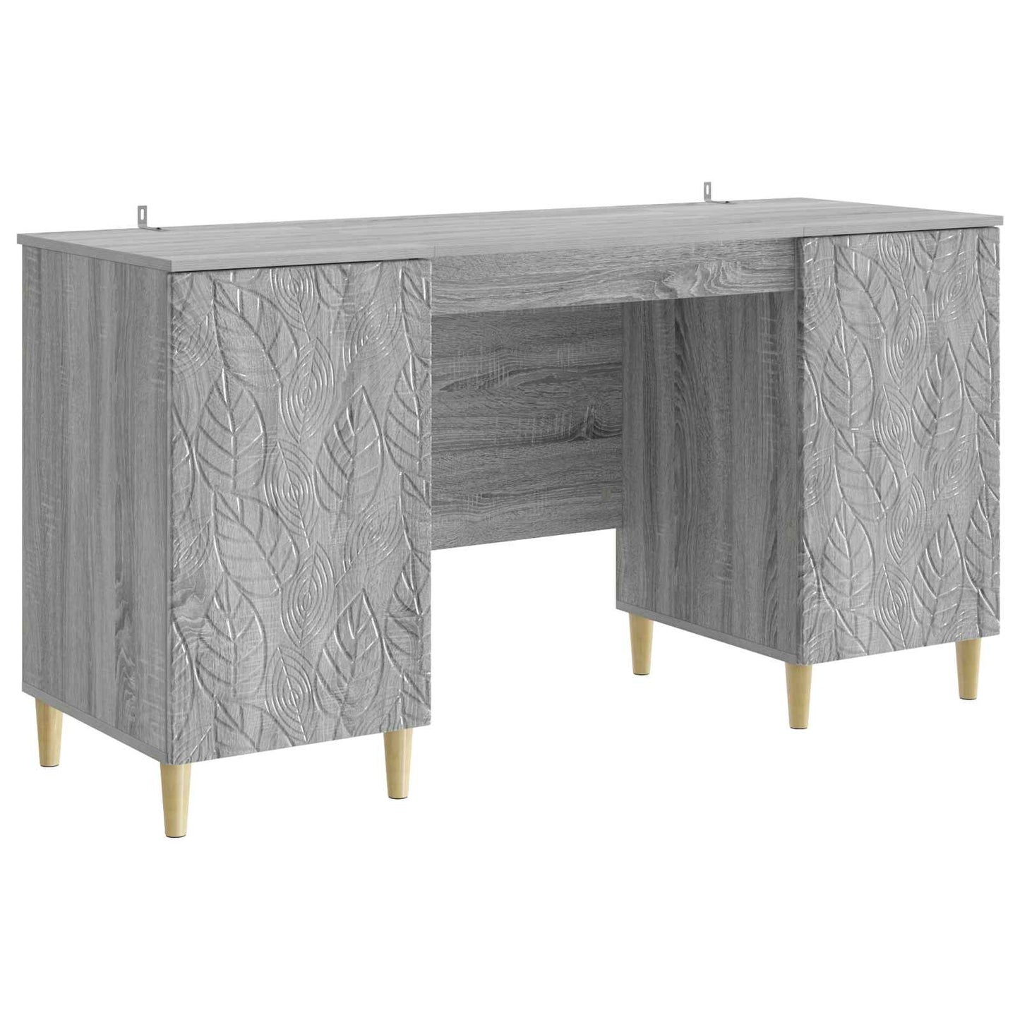 Schreibtisch Grau Sonoma Holzwerkstoff 142,5 x 50 x 75 cm