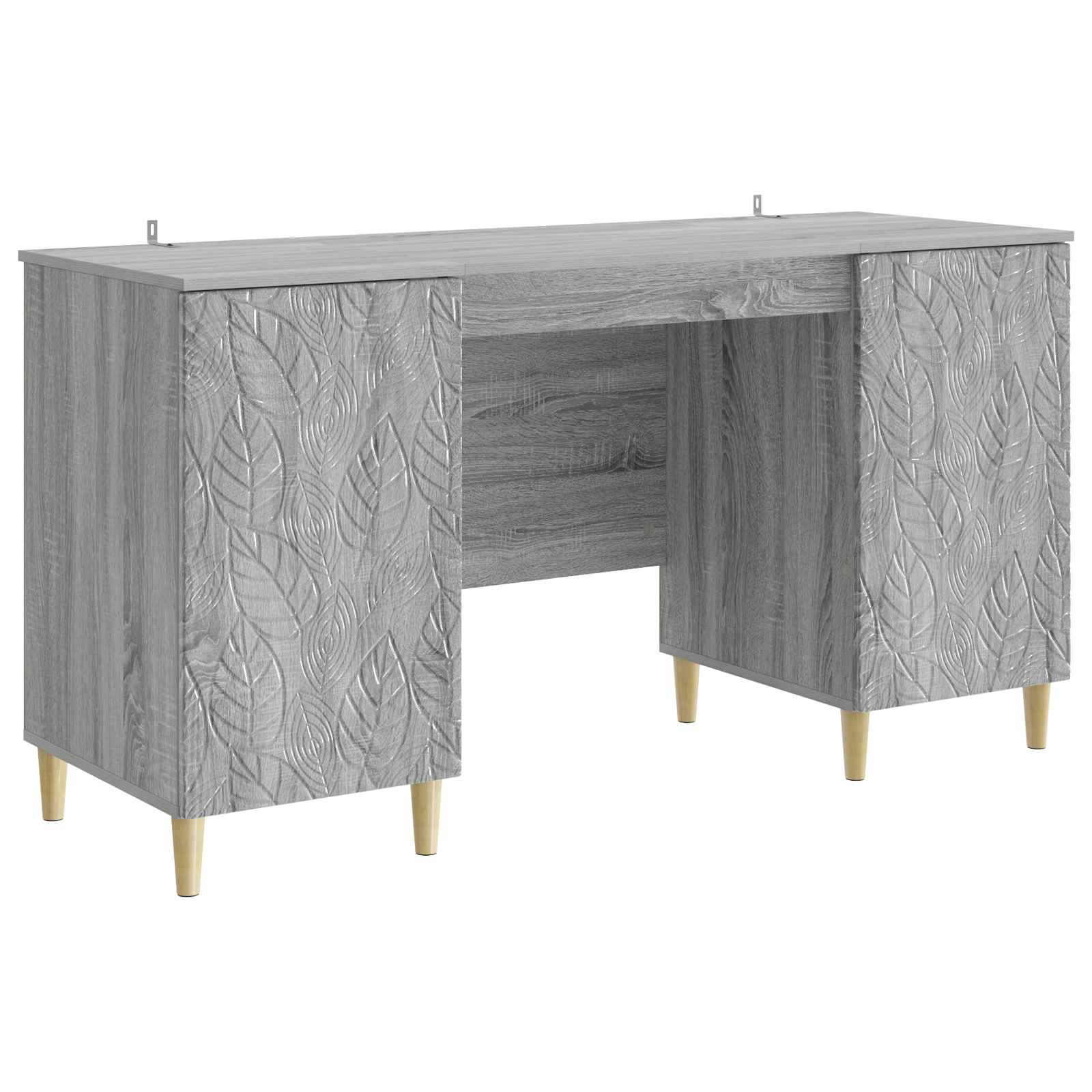 Schreibtisch Grau Sonoma Holzwerkstoff 142,5 x 50 x 75 cm