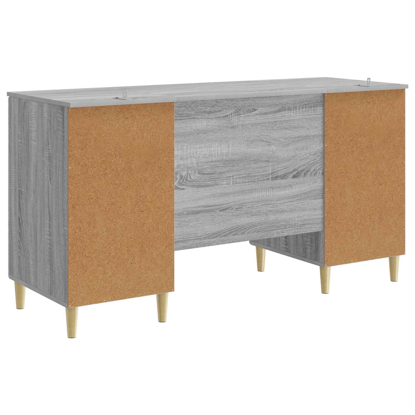 Schreibtisch Grau Sonoma Holzwerkstoff 142,5 x 50 x 75 cm