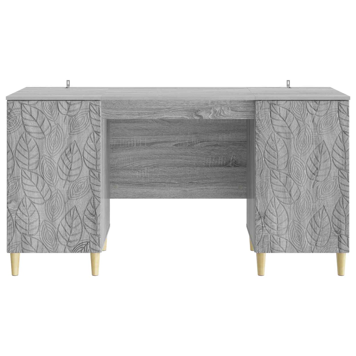 Schreibtisch Grau Sonoma Holzwerkstoff 142,5 x 50 x 75 cm