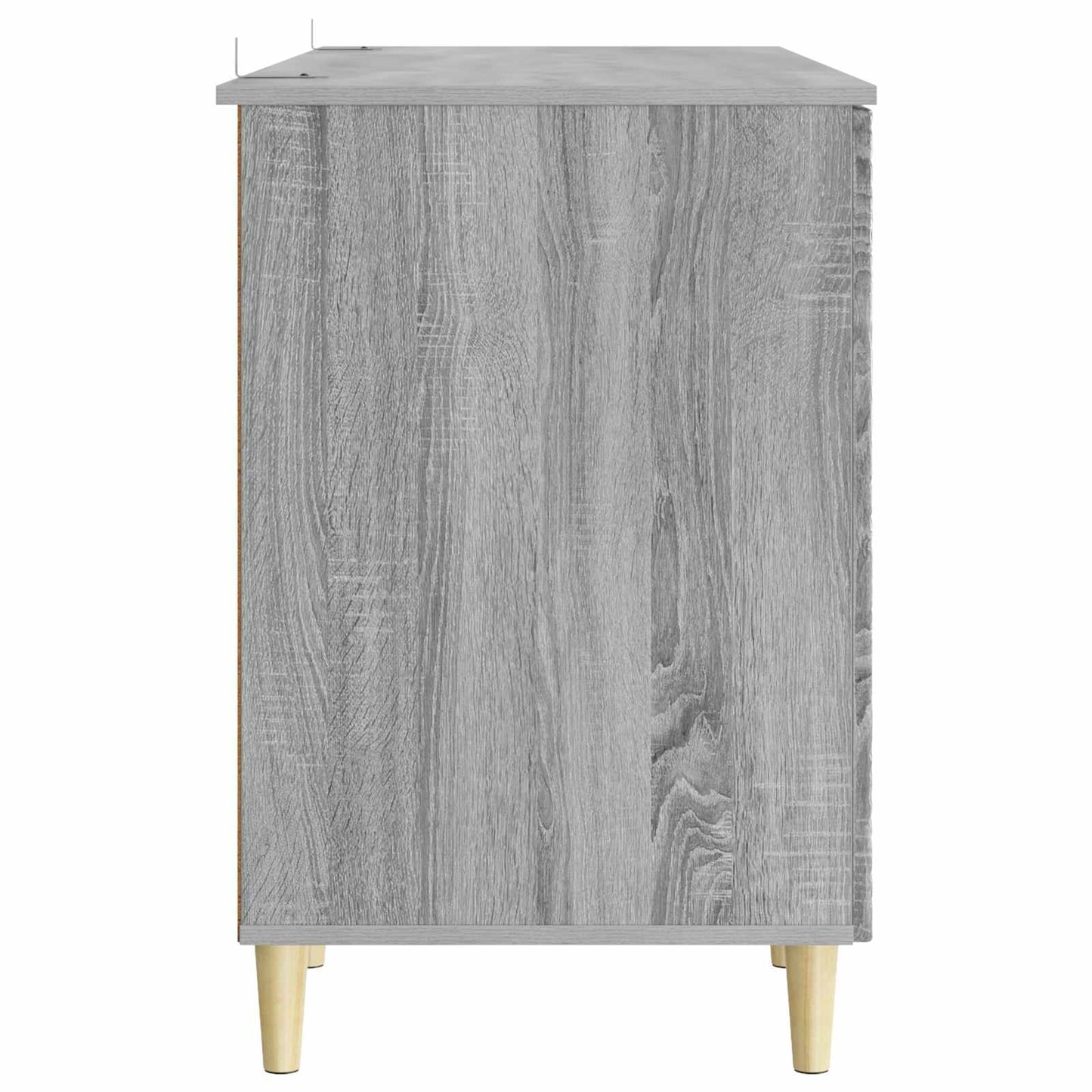 Schreibtisch Grau Sonoma Holzwerkstoff 142,5 x 50 x 75 cm