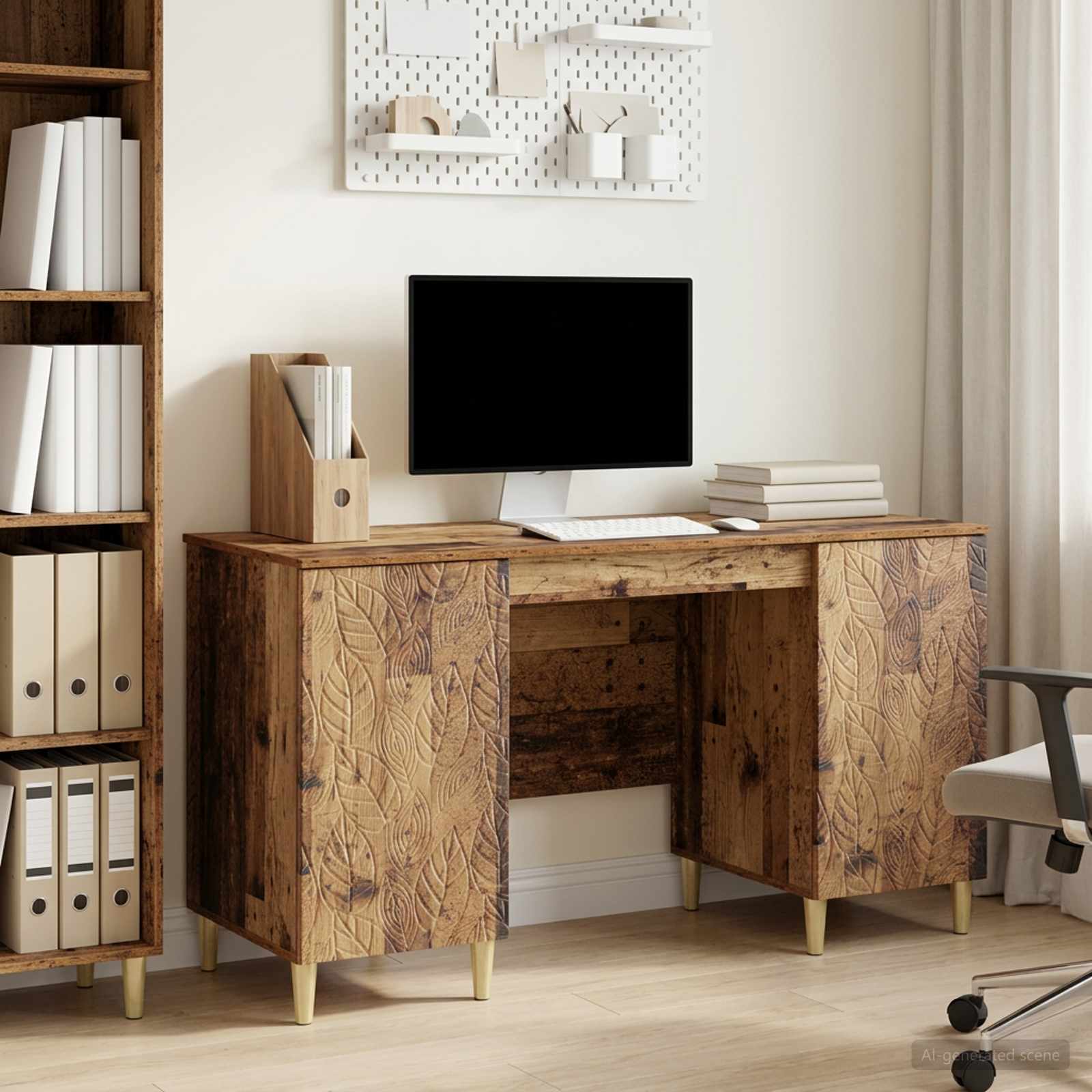 Schreibtisch Altholz Holzwerkstoff 142,5 x 50 x 75 cm