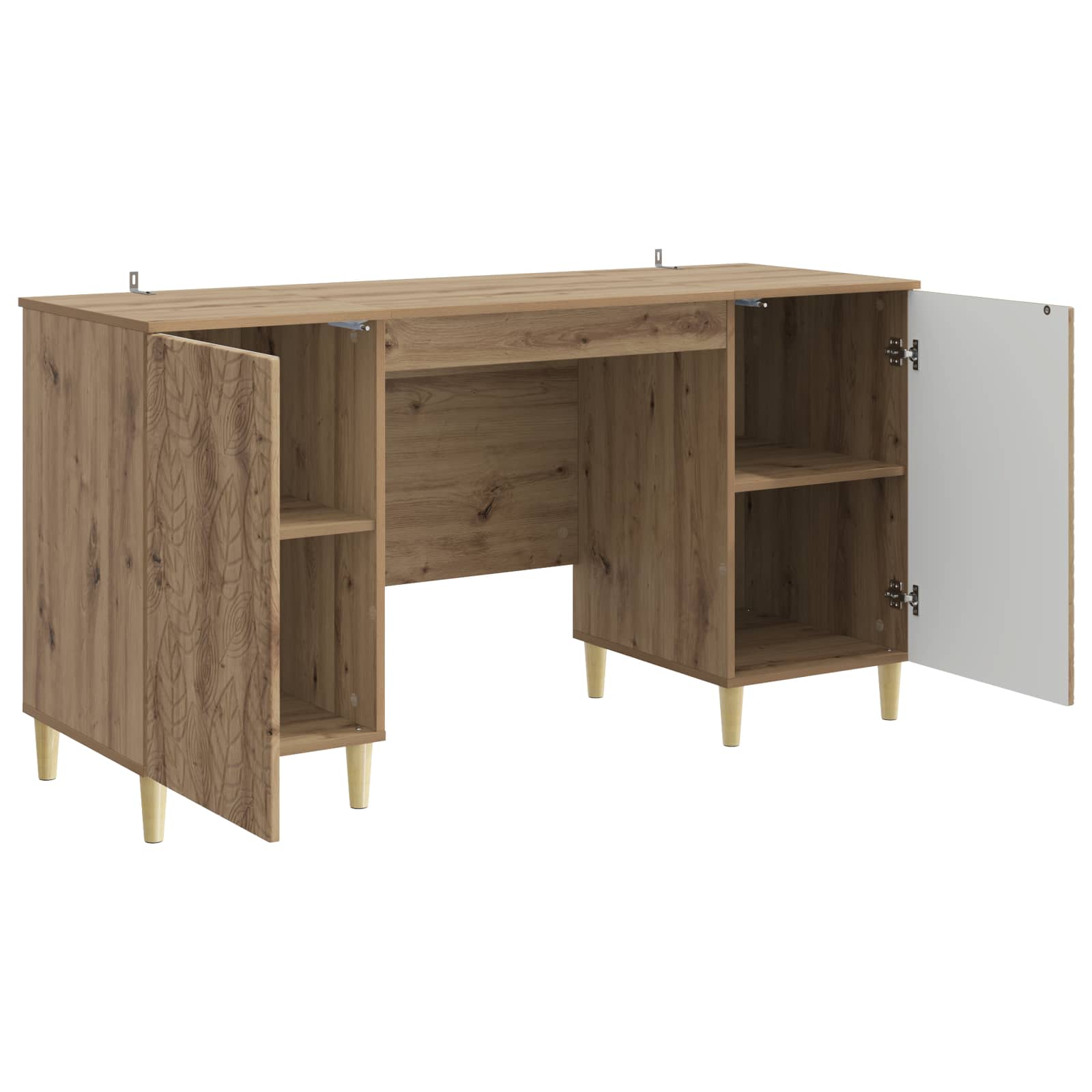 Schreibtisch Artisan-Eiche Holzwerkstoff 142,5 x 50 x 75 cm
