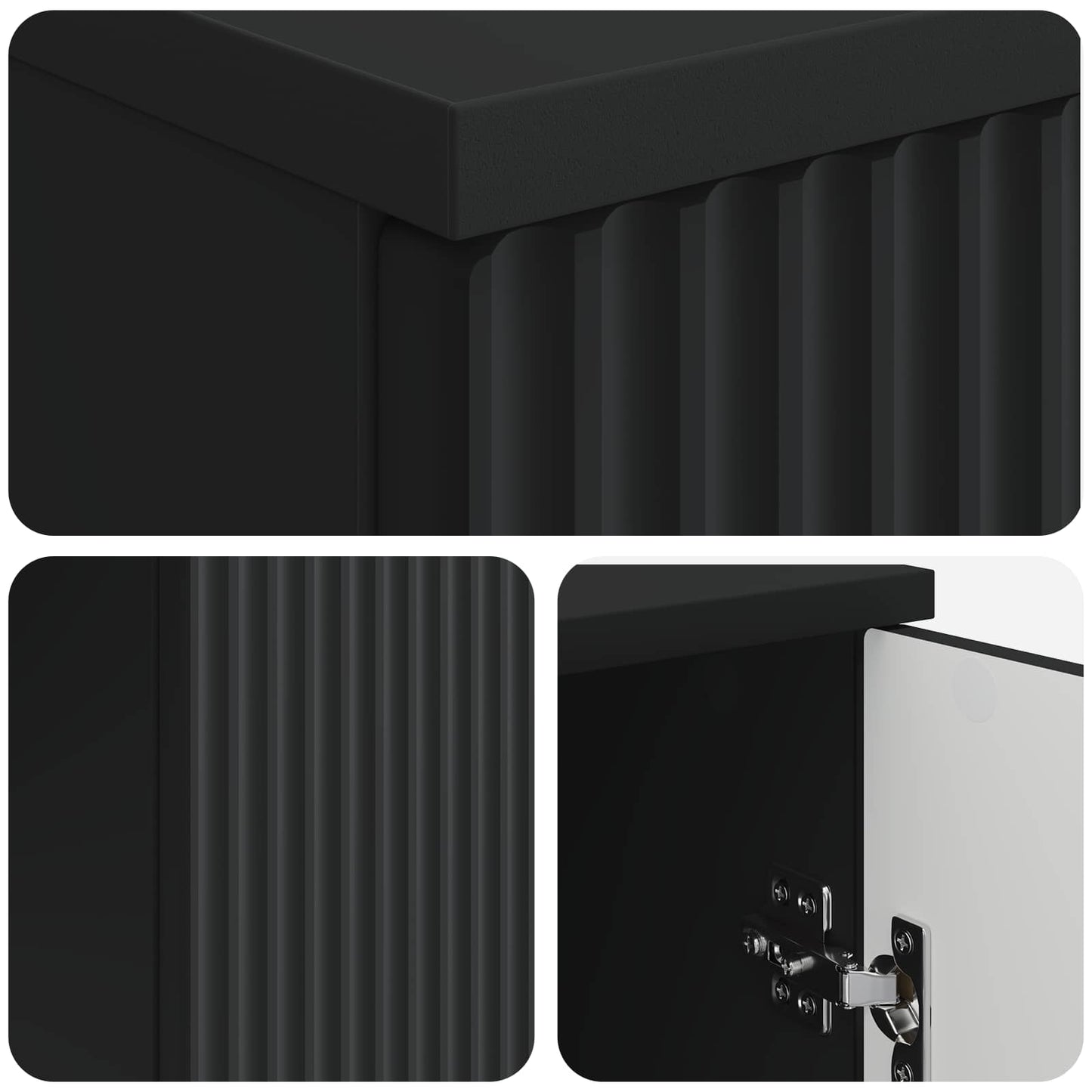 Schreibtisch mit Regal Schwarz 142,5 x 50 x 75 cm Holzwerkstoff