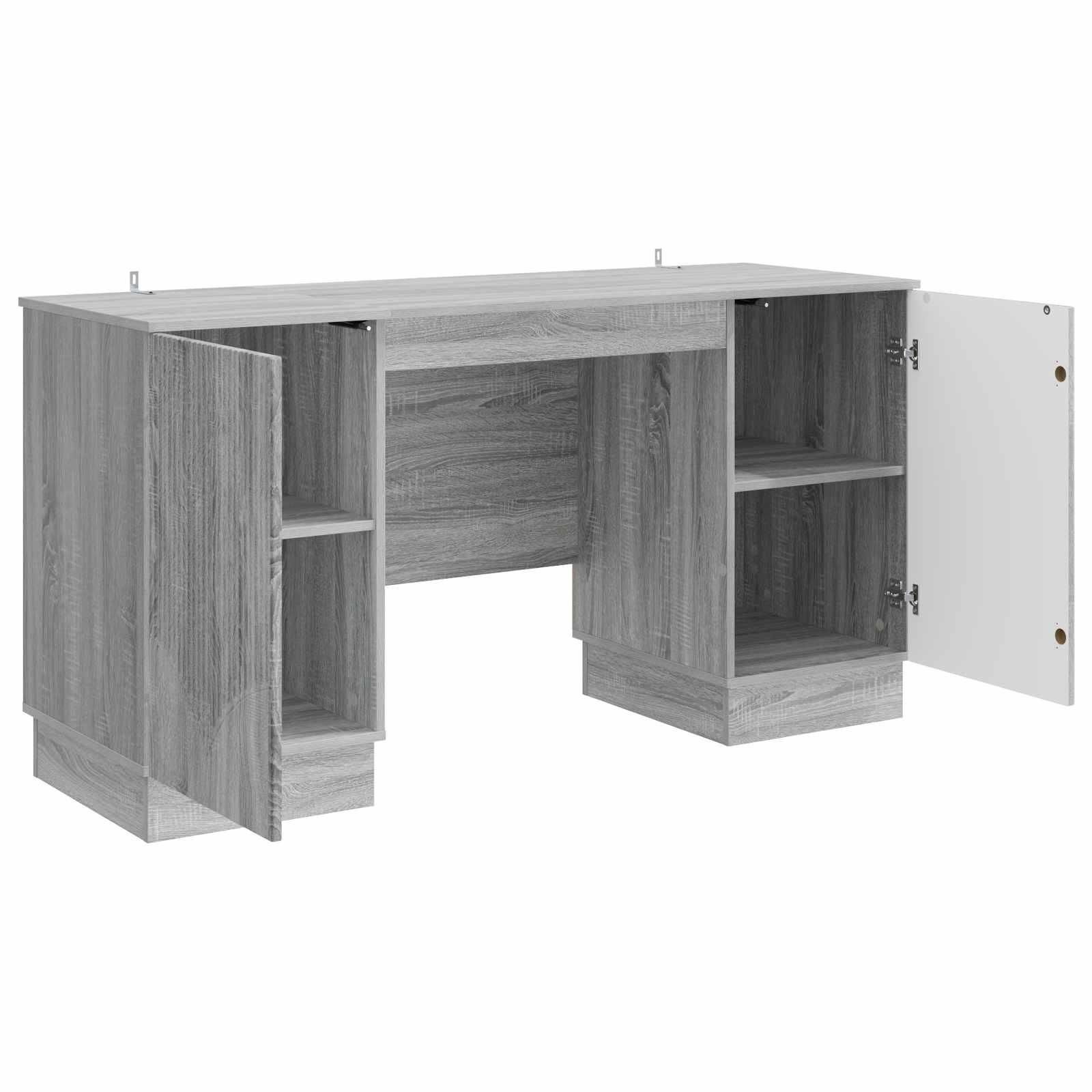 Schreibtisch Graues Sonoma 142,5 x 50 x 75 cm Holzwerkstoff
