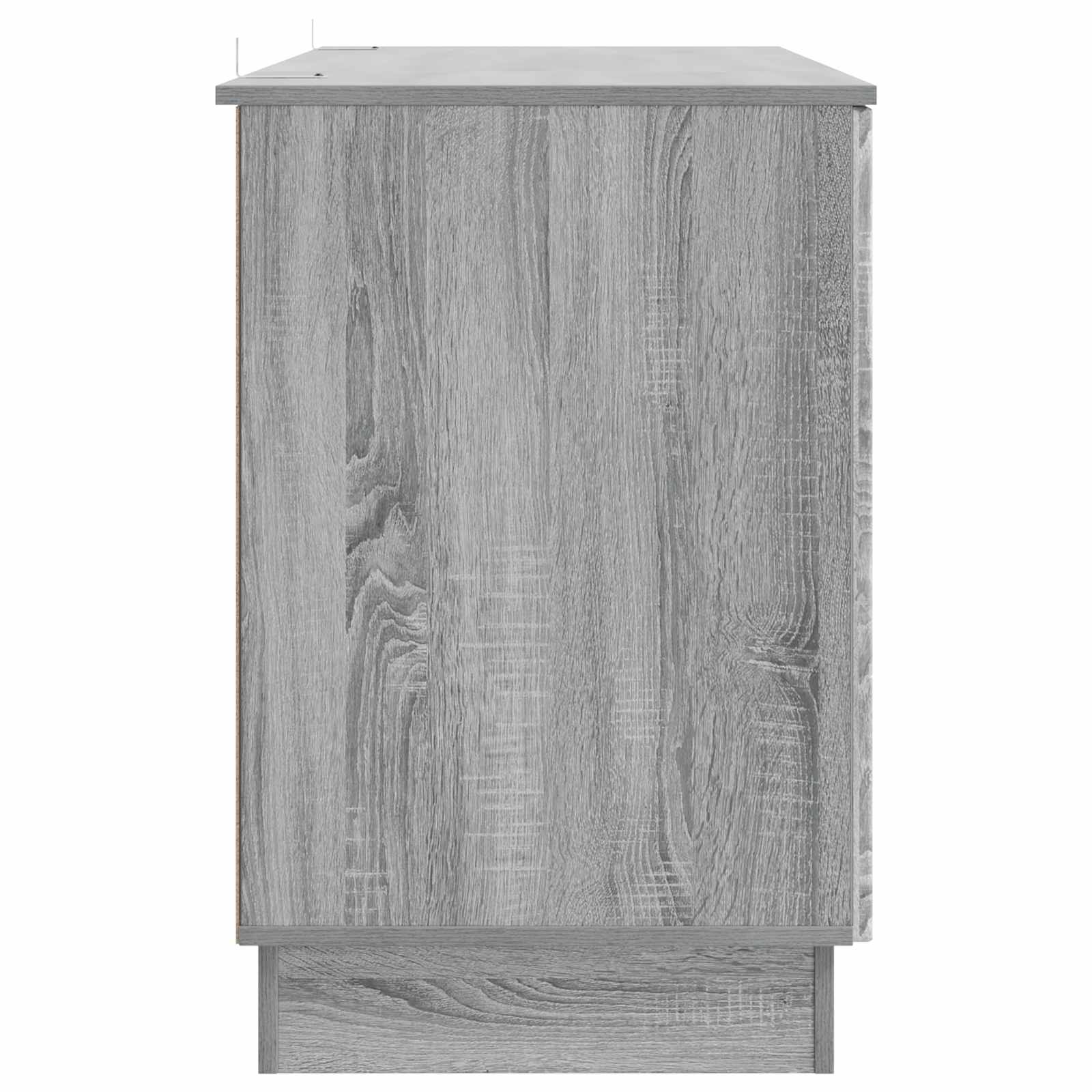 Schreibtisch Graues Sonoma 142,5 x 50 x 75 cm Holzwerkstoff