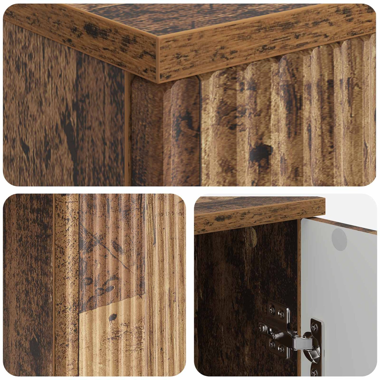Schreibtisch Altholz 142,5 x 50 x 75 cm Holzwerkstoff