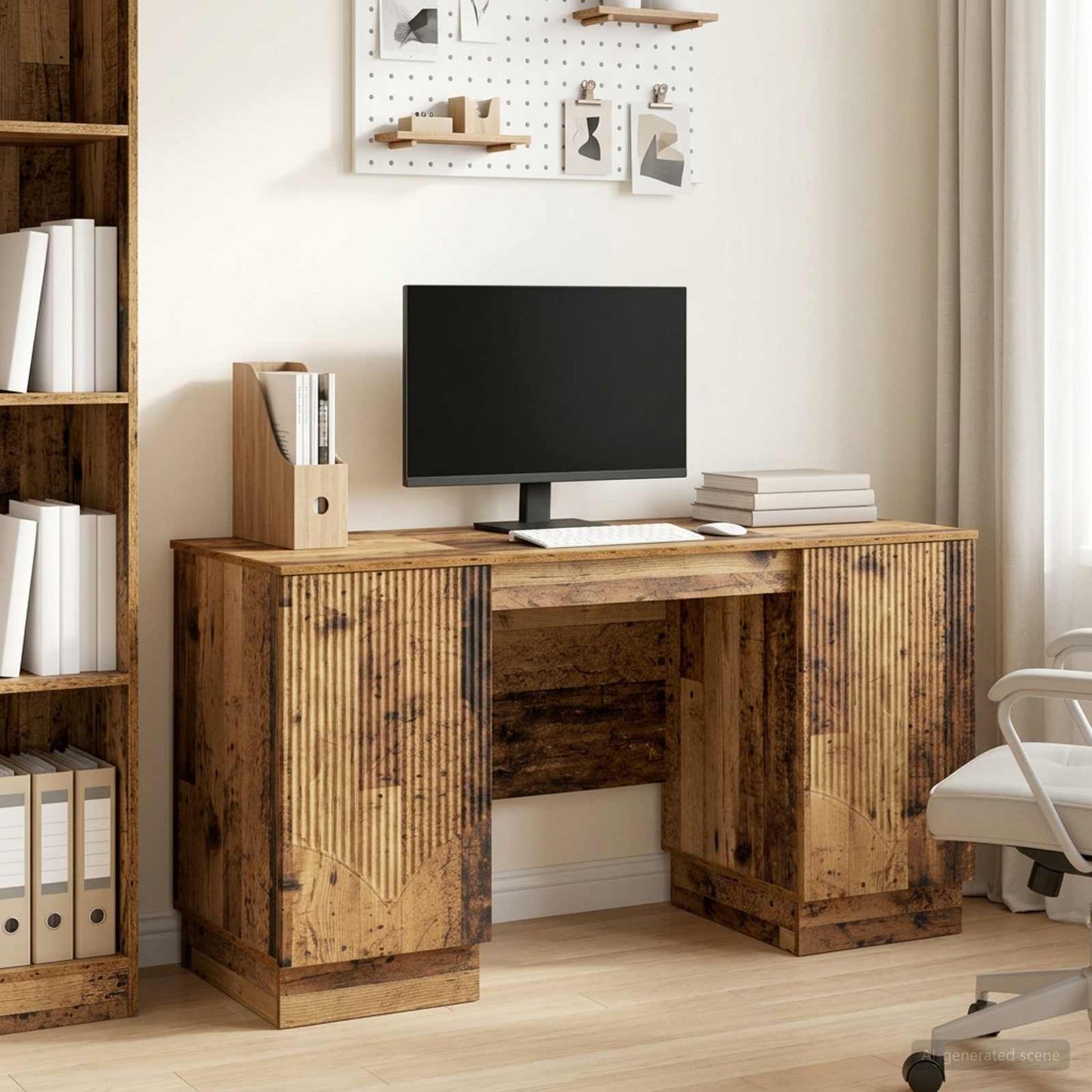 Schreibtisch Altholz 142,5 x 50 x 75 cm Holzwerkstoff