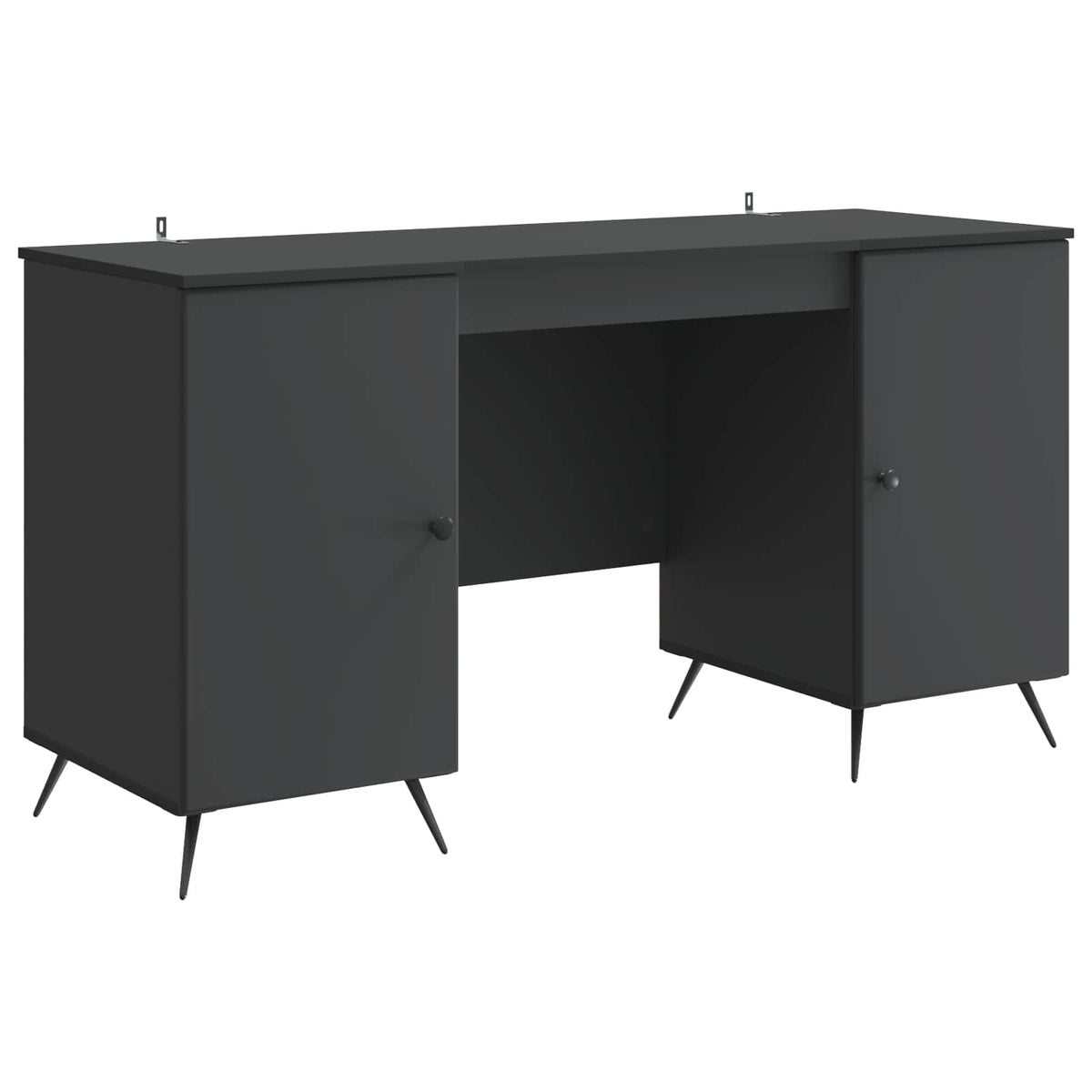 Schreibtisch Schwarz 142,5 x 50 x 75 cm Holzwerkstoff