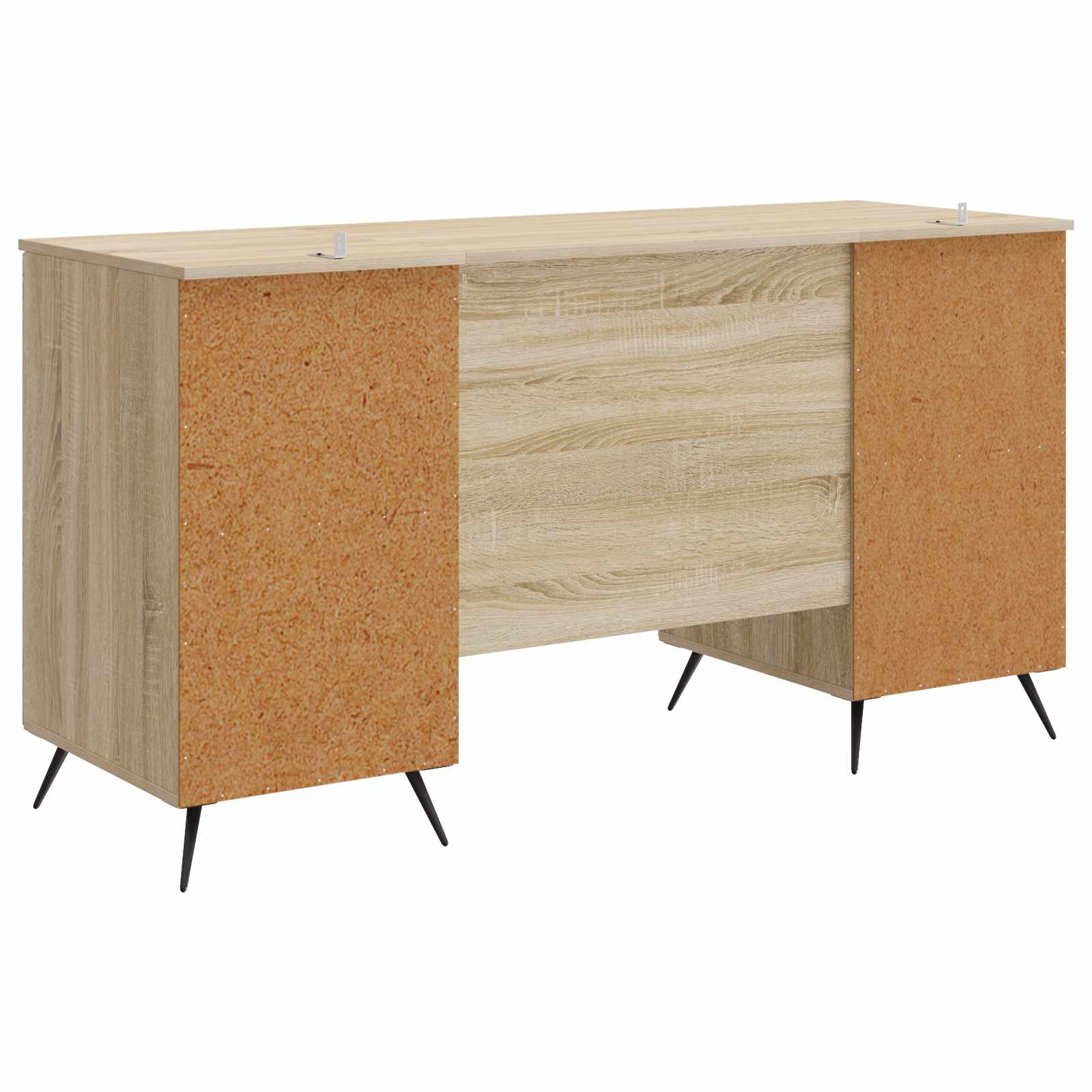 Schreibtisch Sonoma-Eiche 142,5 x 50 x 75 cm Holzwerkstoff