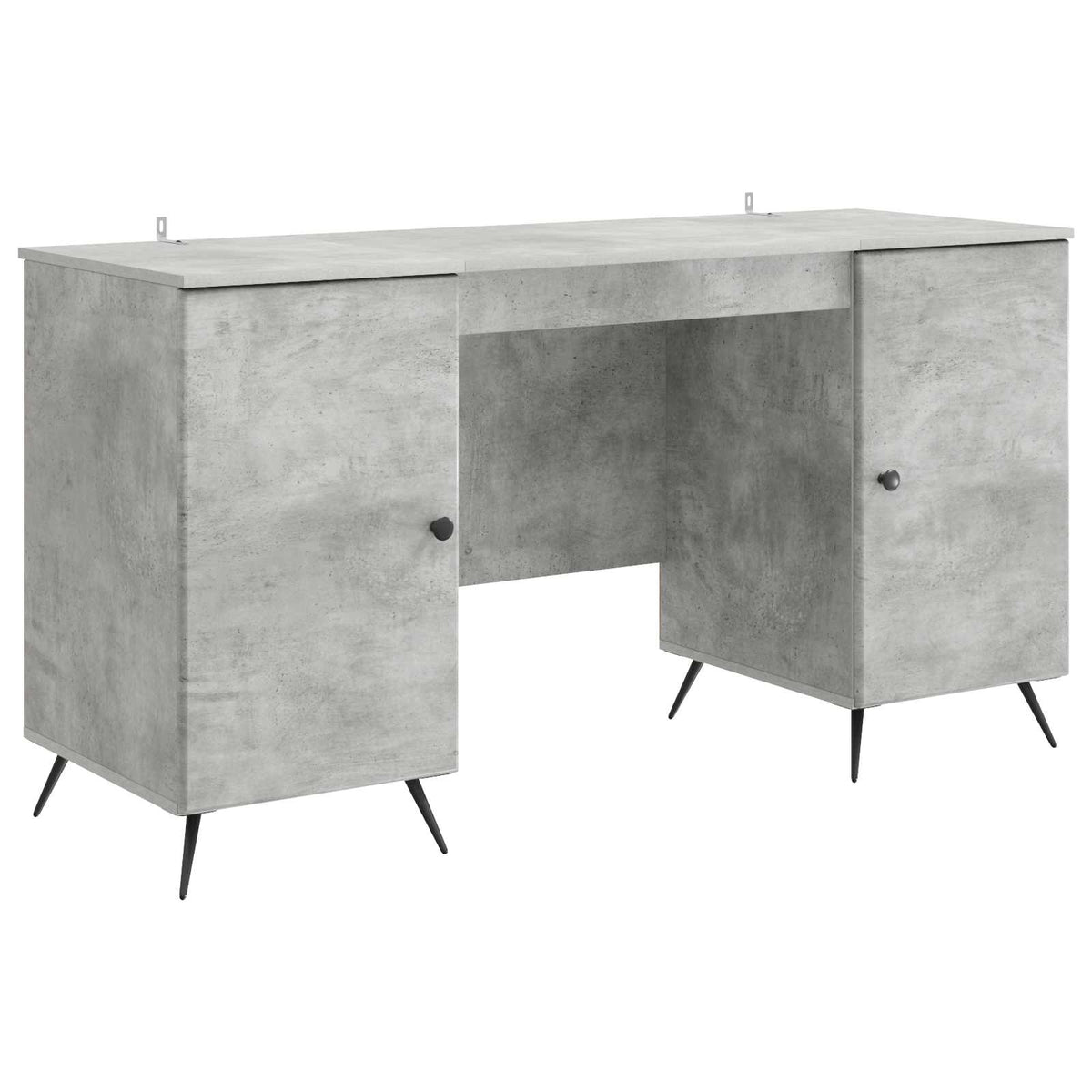 Schreibtisch Betongrau 142,5 x 50 x 75 cm Holzwerkstoff