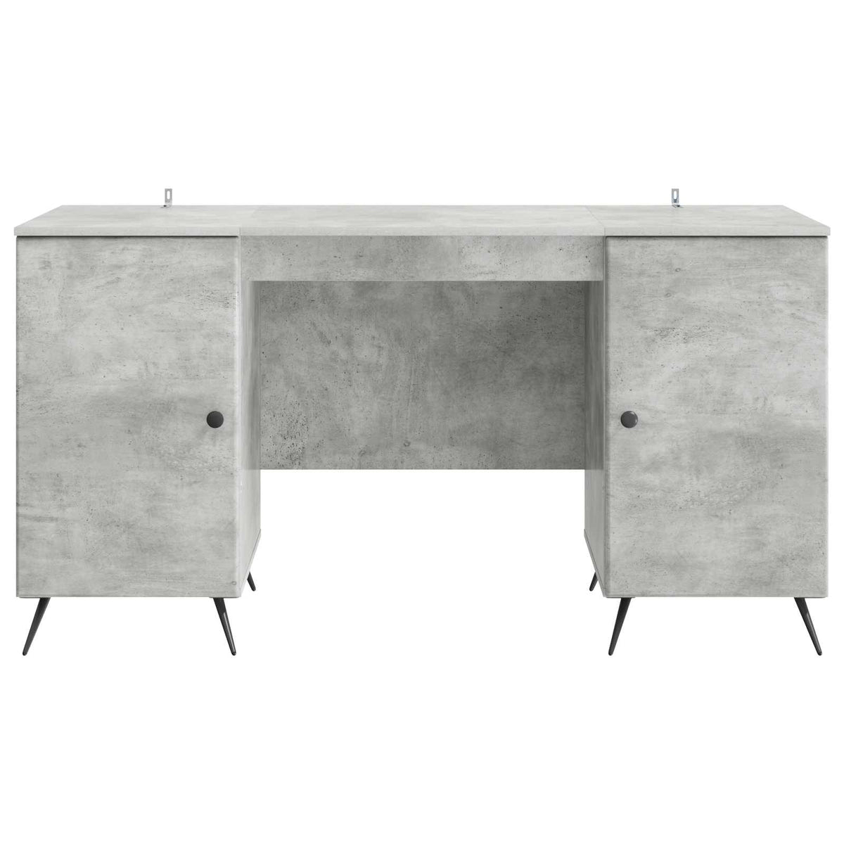 Schreibtisch Betongrau 142,5 x 50 x 75 cm Holzwerkstoff