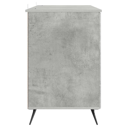 Schreibtisch Betongrau 142,5 x 50 x 75 cm Holzwerkstoff