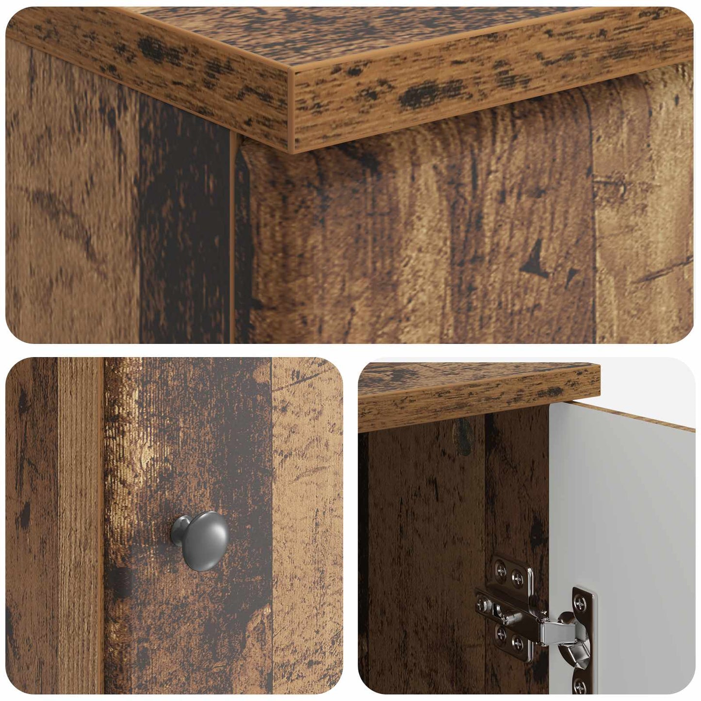 Schreibtisch Altholz 142,5 x 50 x 75 cm Holzwerkstoff