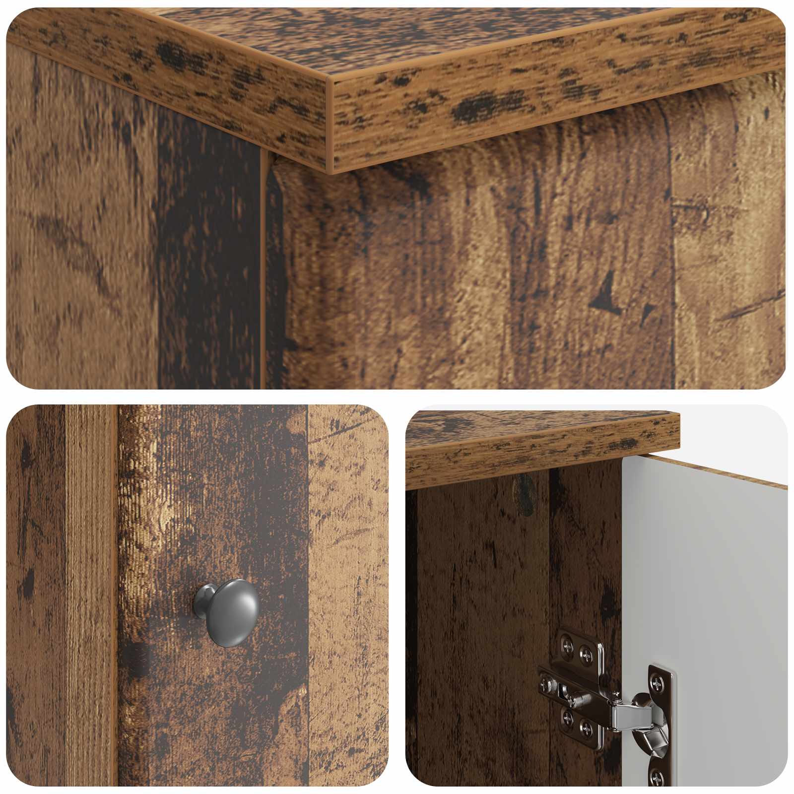 Schreibtisch Altholz 142,5 x 50 x 75 cm Holzwerkstoff