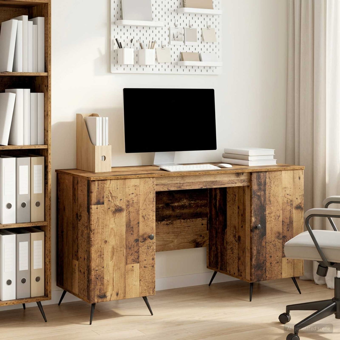 Schreibtisch Altholz 142,5 x 50 x 75 cm Holzwerkstoff