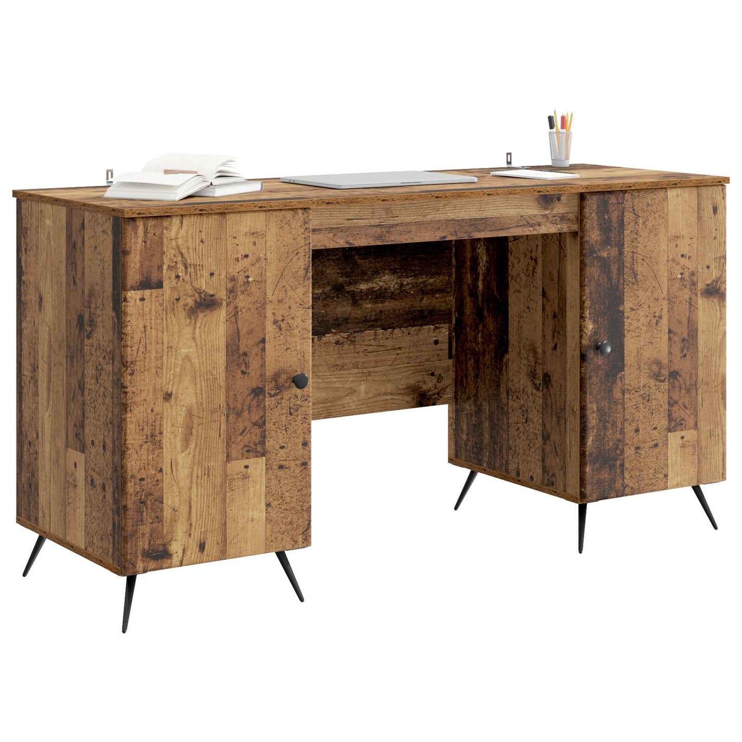 Schreibtisch Altholz 142,5 x 50 x 75 cm Holzwerkstoff