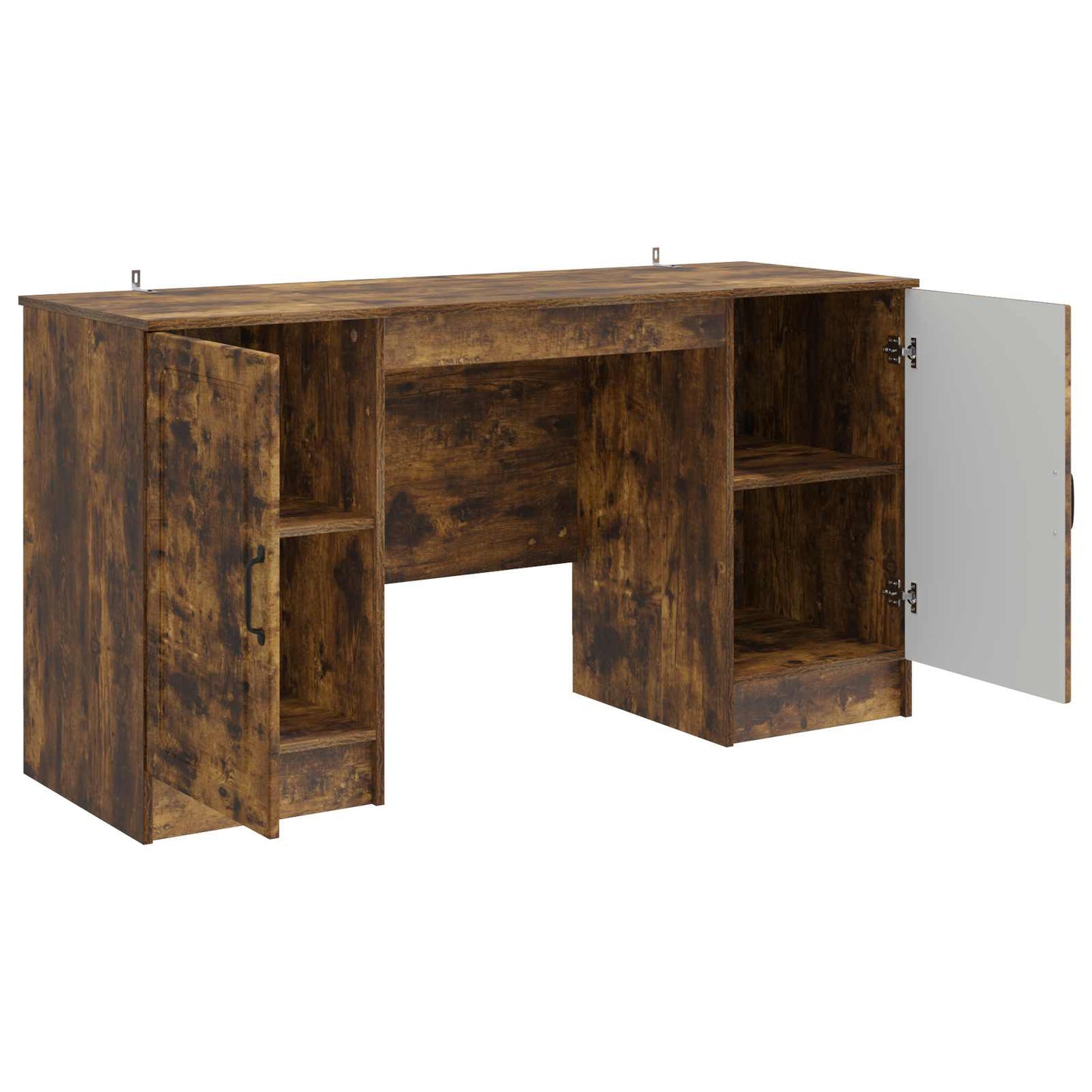Schreibtisch Räuchereiche 142,5 x 50 x 75 cm Holzwerkstoff
