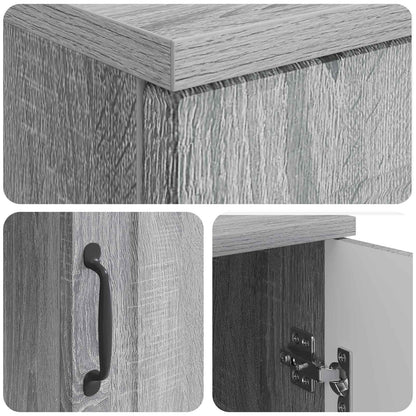 Schreibtisch Graues Sonoma 142,5 x 50 x 75 cm Holzwerkstoff