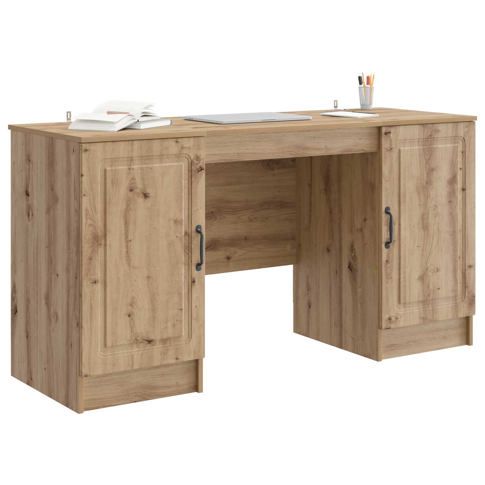 Schreibtisch Artisan-Eiche Holzwerkstoff 142,5 x 50 x 75 cm