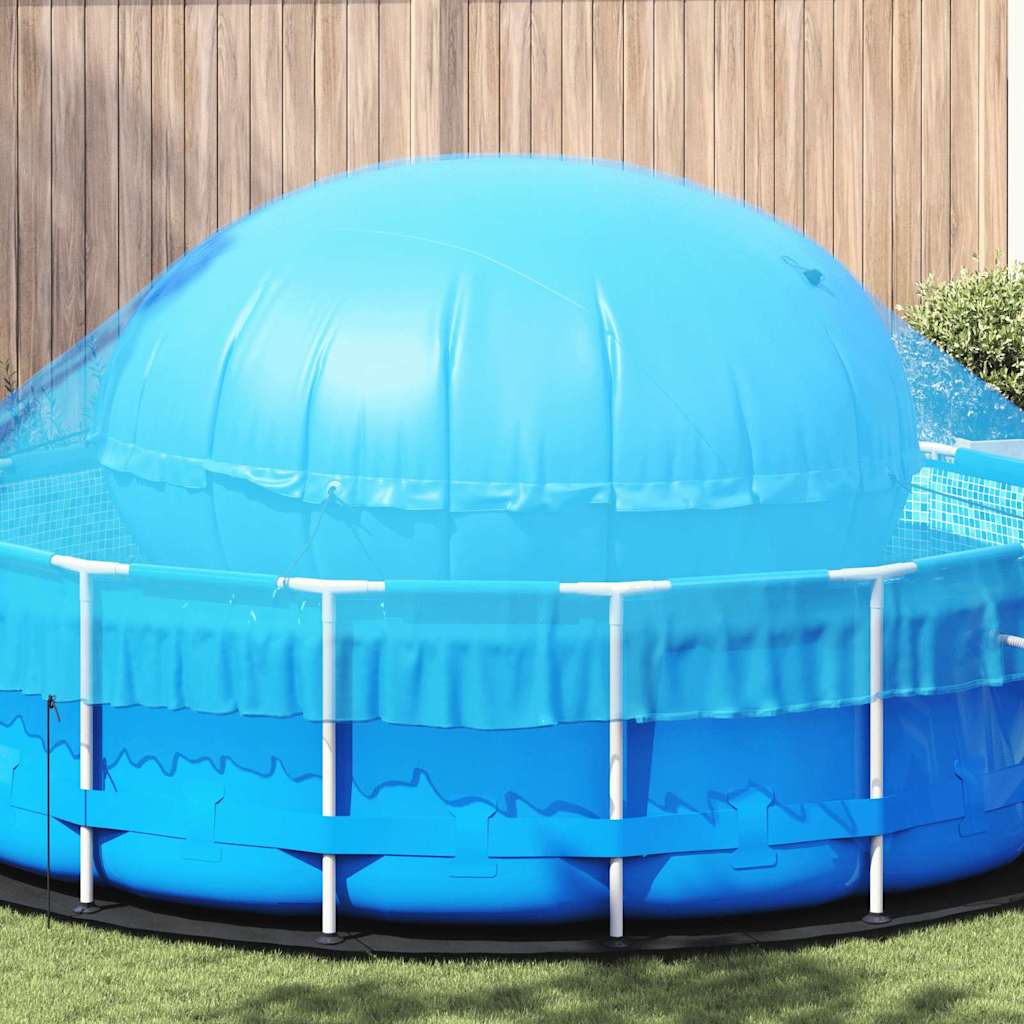 Winter Pool Kissen Blau Ø 310 x 180 cm PVC