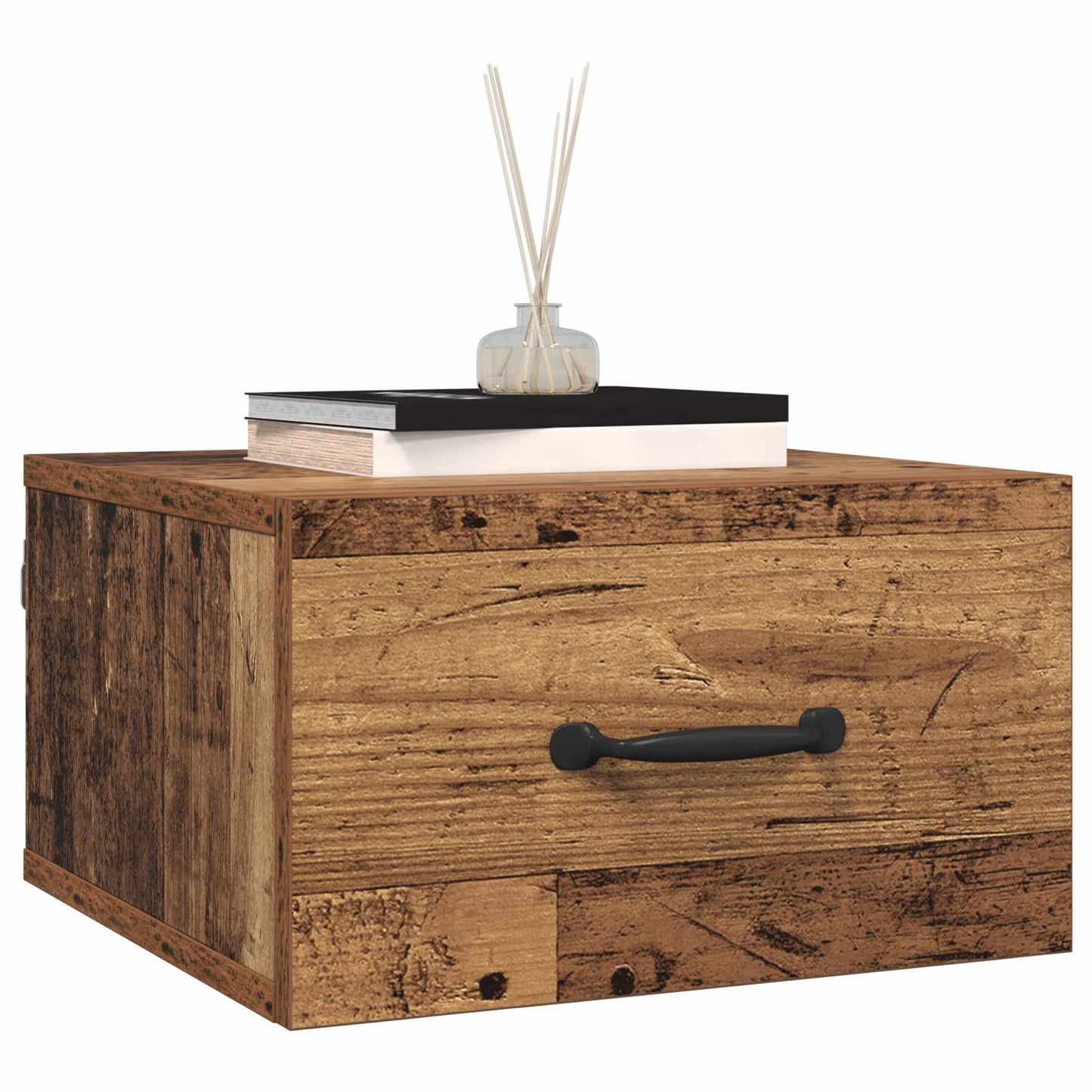 Nachttisch Altholz 35 x 35 x 20 cm Holzwerkstoff