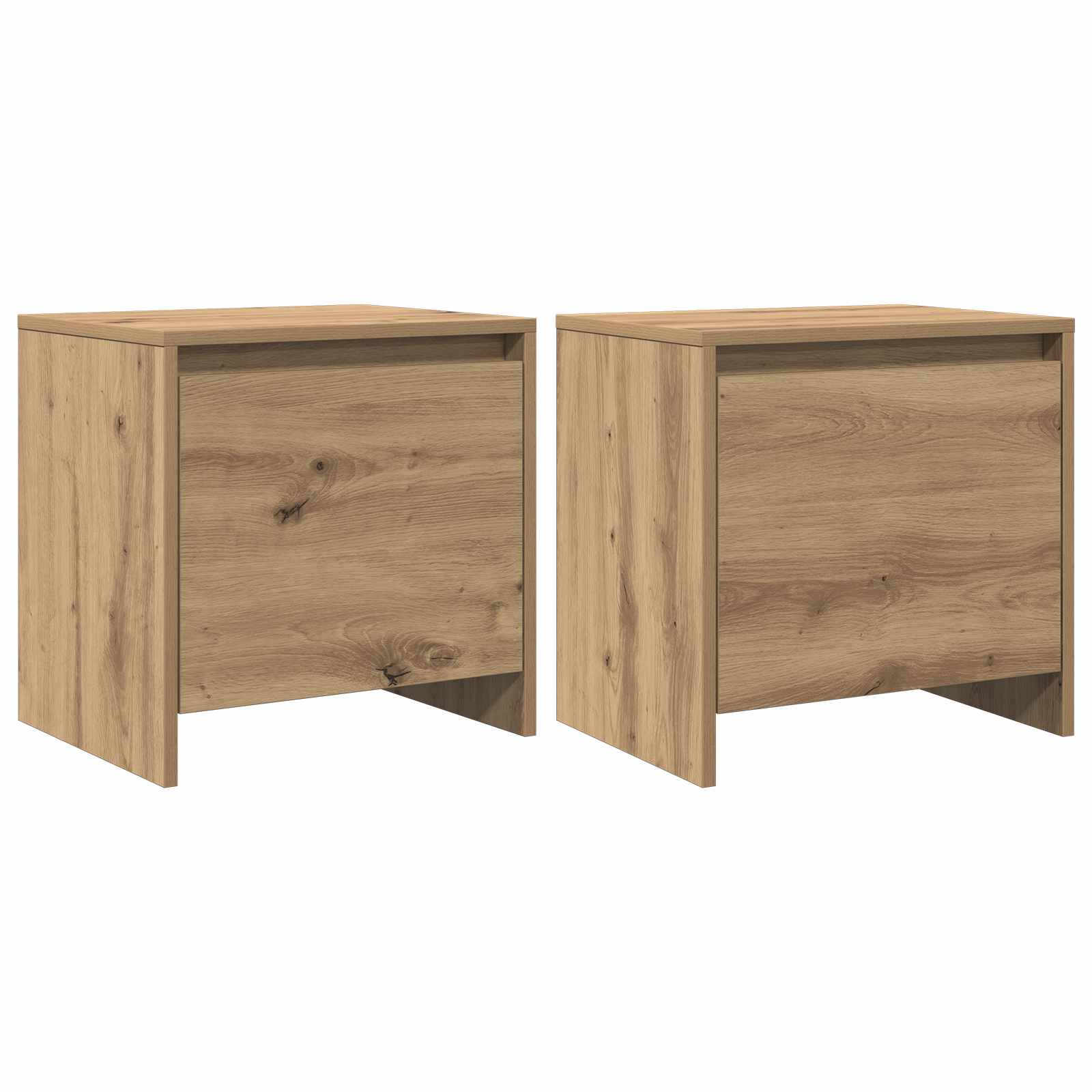 Nachttisch Kunsthandwerk Eiche 45 x 34 x 44,5 cm Holzwerkstoff