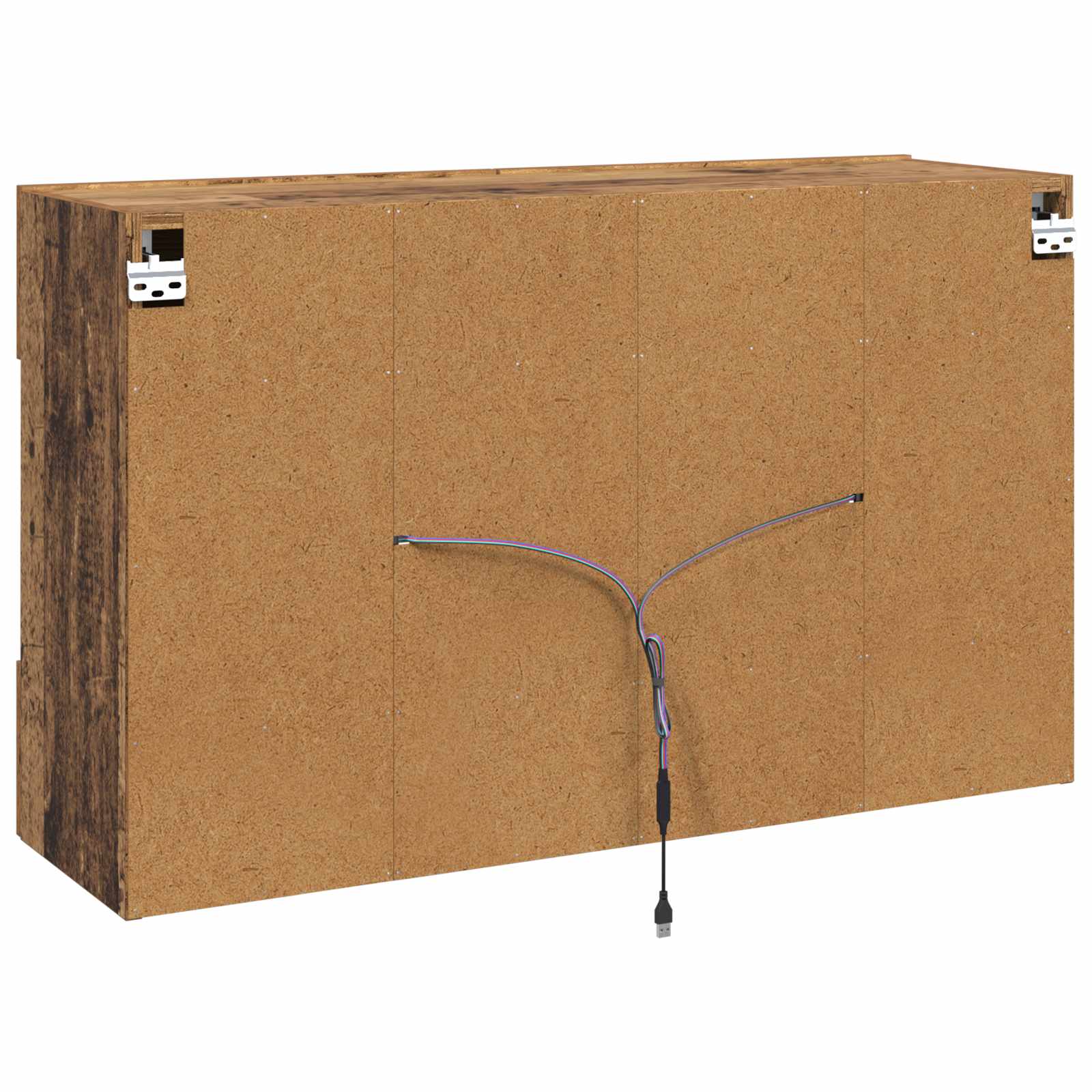 TV-Wandschrank 98,5 x 30 x 60,5 cm Altholz Holzwerkstoff
