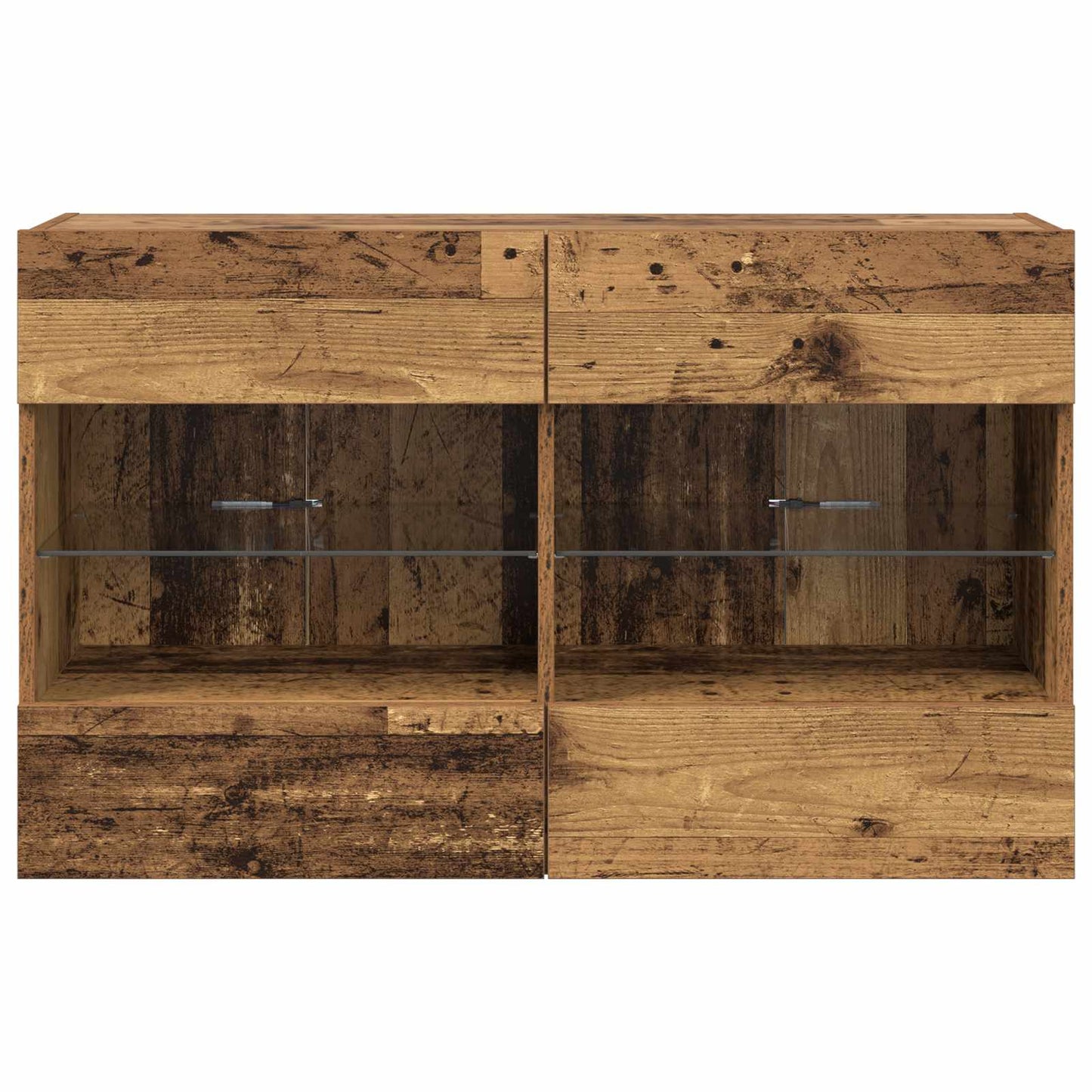 TV-Wandschrank 98,5 x 30 x 60,5 cm Altholz Holzwerkstoff