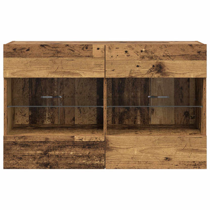 TV-Wandschrank 98,5 x 30 x 60,5 cm Altholz Holzwerkstoff