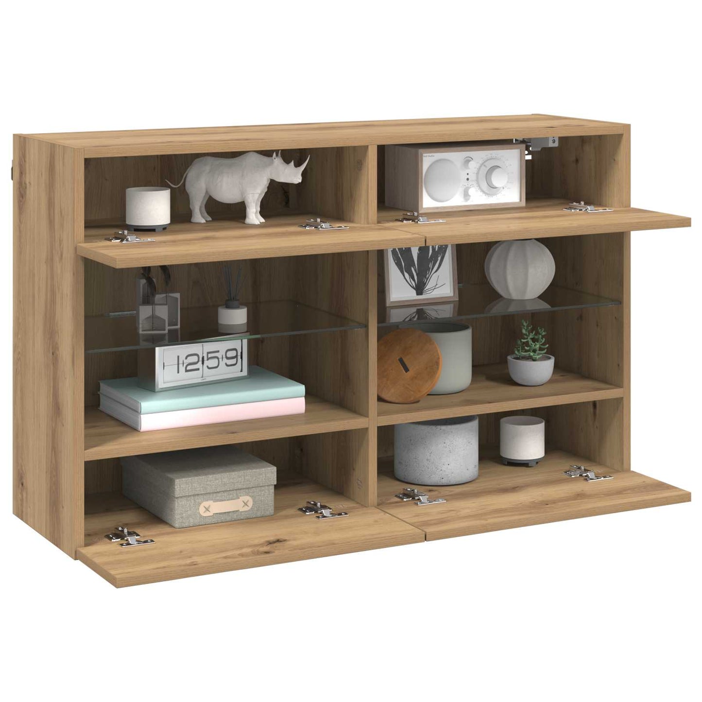 TV-Wandschrank 98,5 x 30 x 60,5 cm Artisan-Eiche Holzwerkstoff